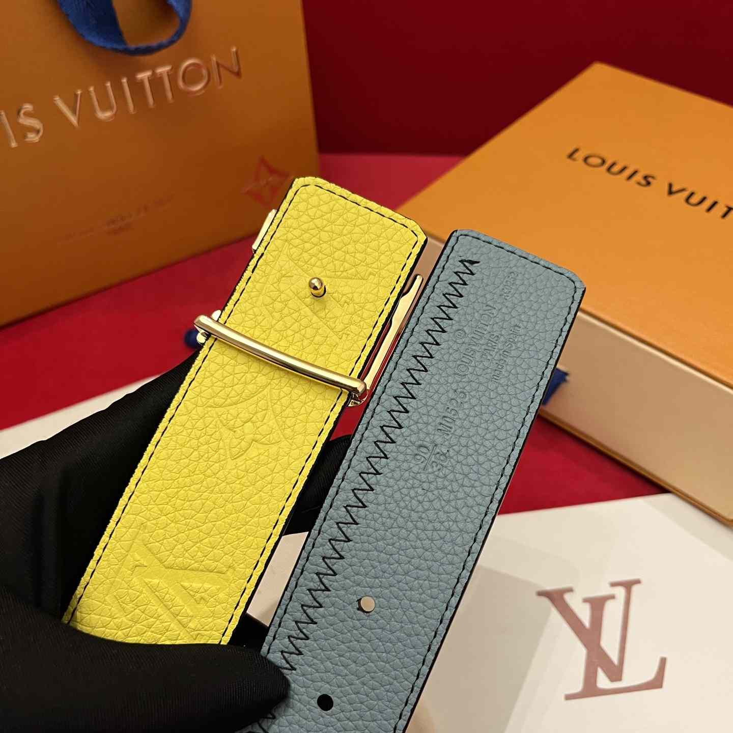 Louis Vuitton 40mm Reversible Belt  - FashionPlug