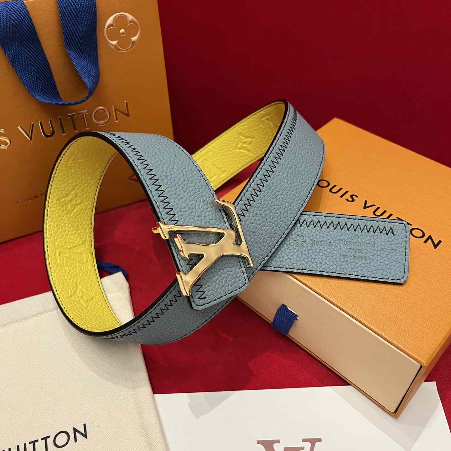 Louis Vuitton 40mm Reversible Belt  - FashionPlug