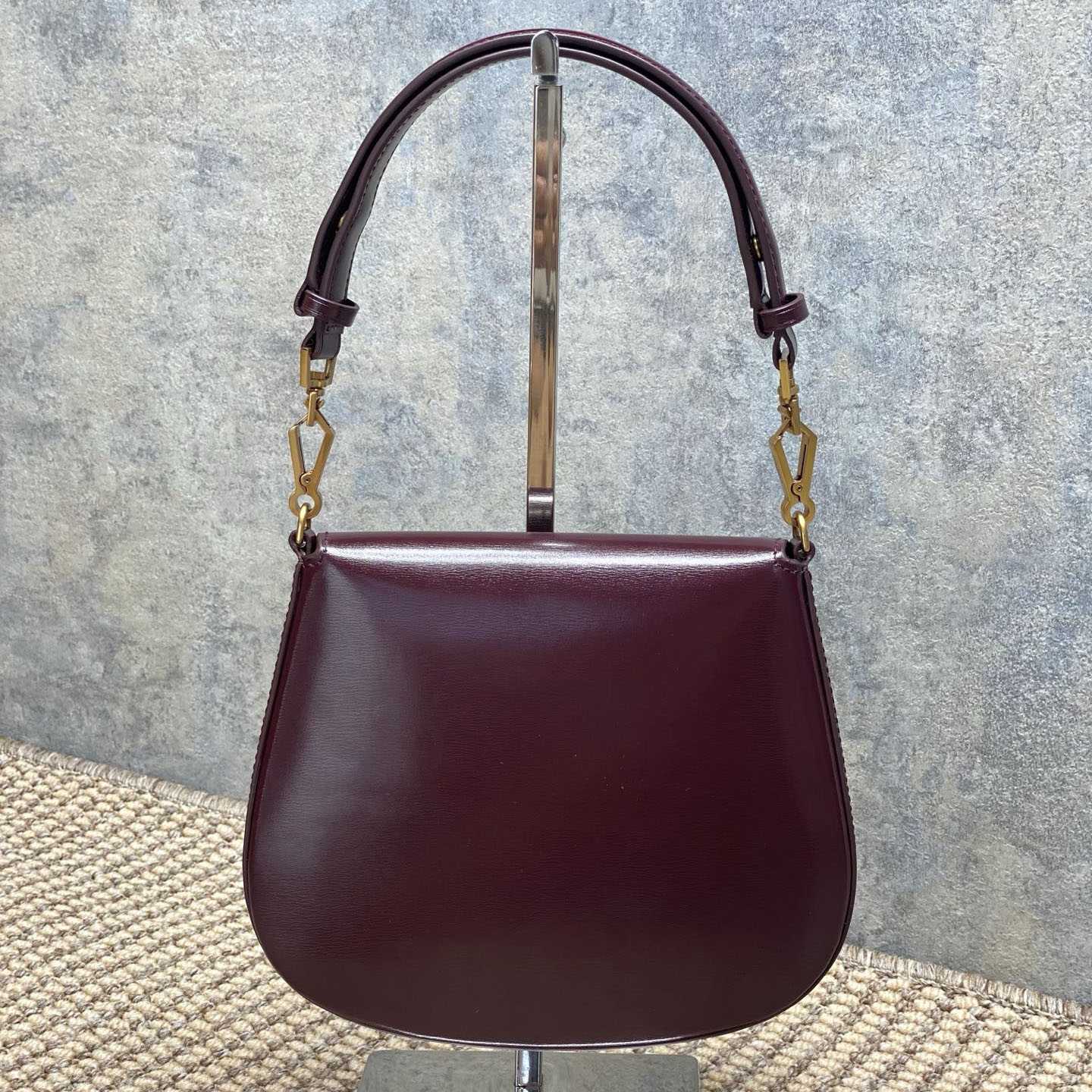 Saint Laurent Mini Voltaire Top Handle Bag In Patent Leather - FashionPlug
