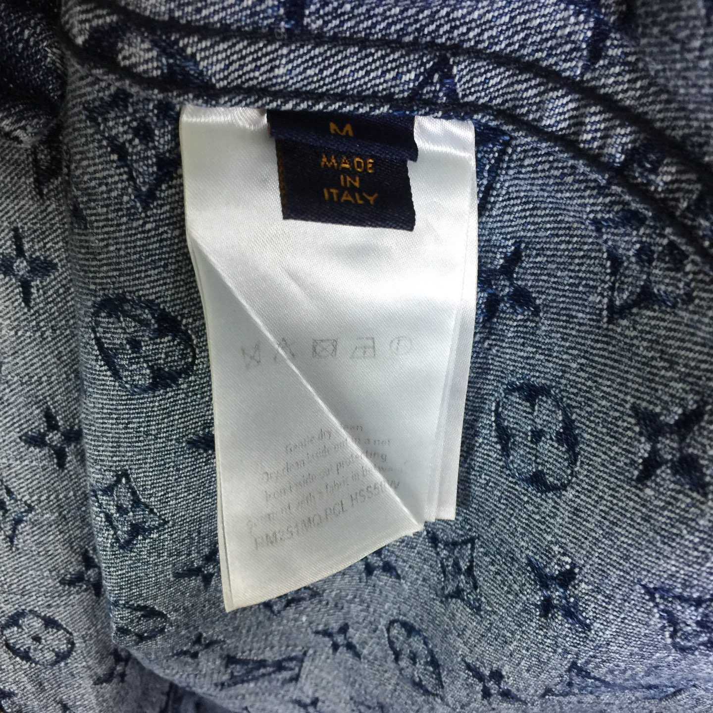 Louis Vuitton Monogram Denim Shirt   1AI195 - FashionPlug