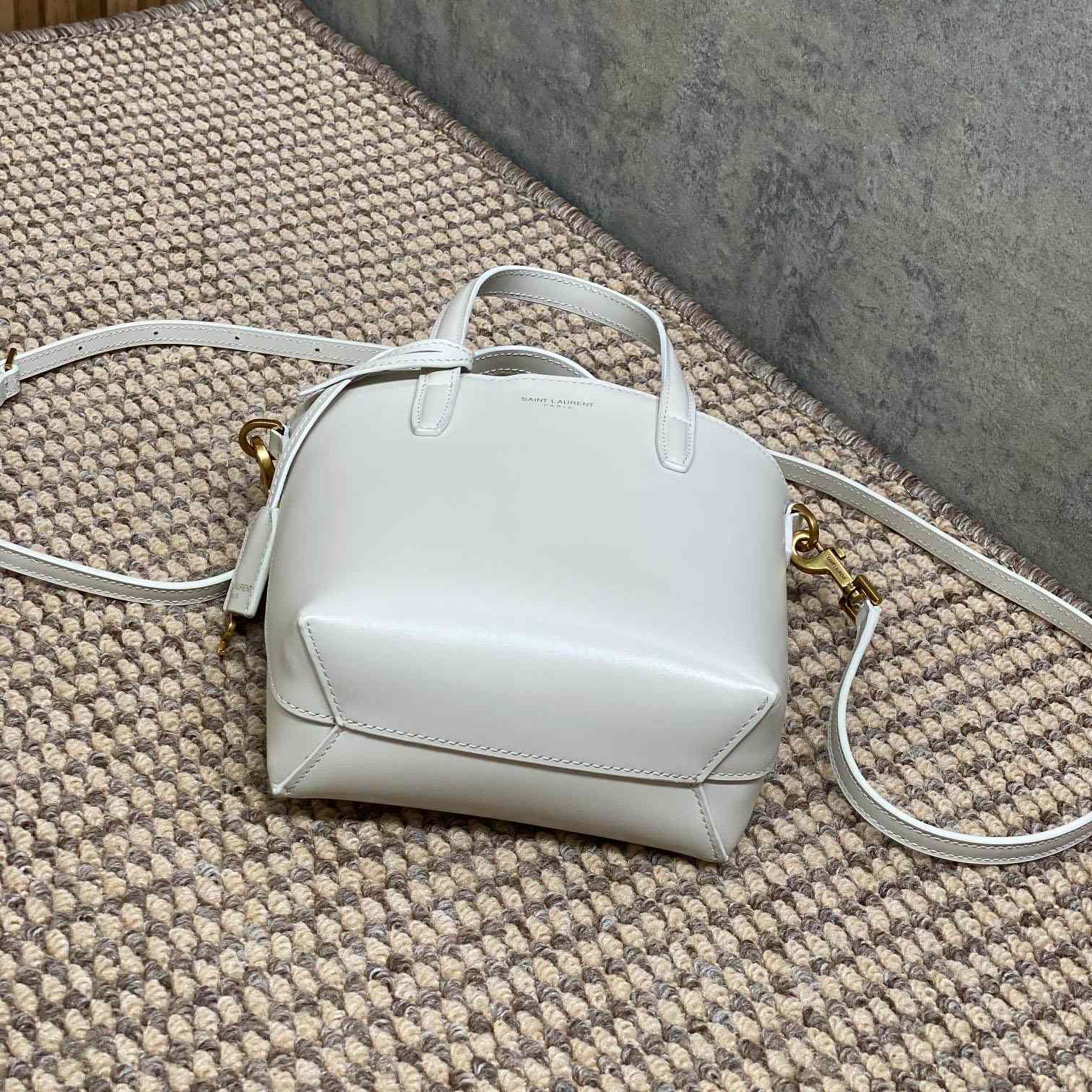 Saint Laurent Mini Toy Shopping Saint Laurent In Box Leather - FashionPlug