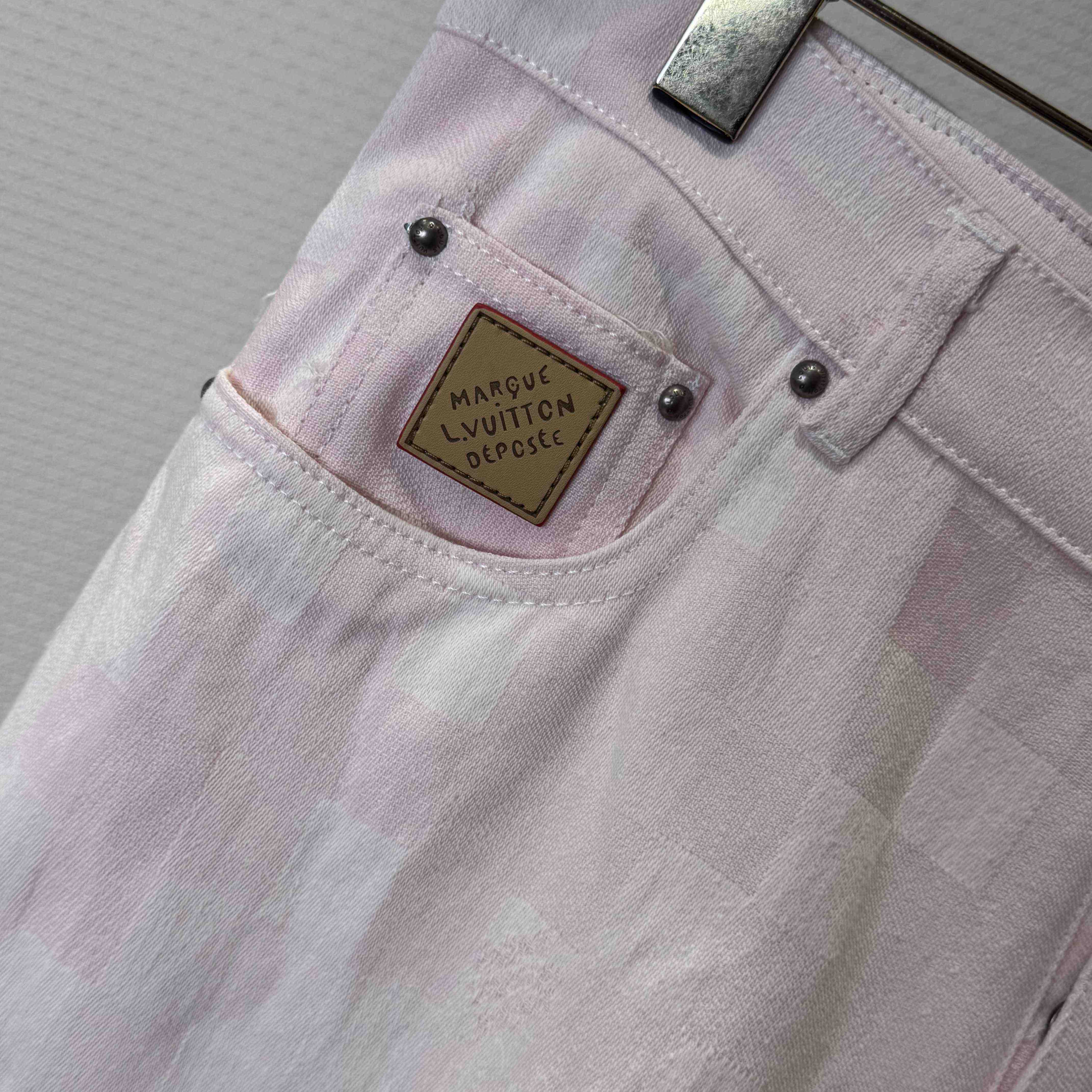 Louis Vuitton Damoflage Denim Skate Pants   1AILVF - FashionPlug