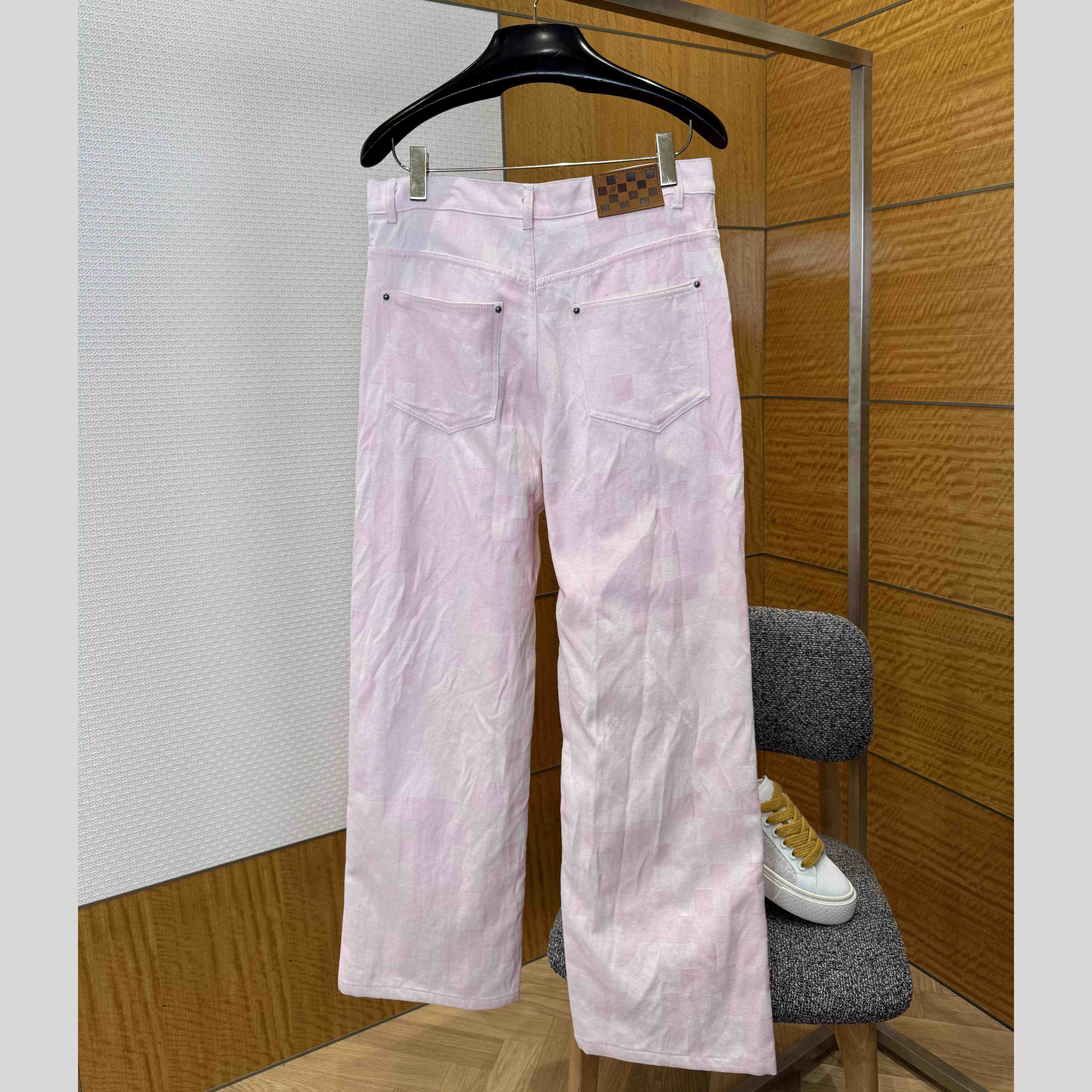 Louis Vuitton Damoflage Denim Skate Pants   1AILVF - FashionPlug
