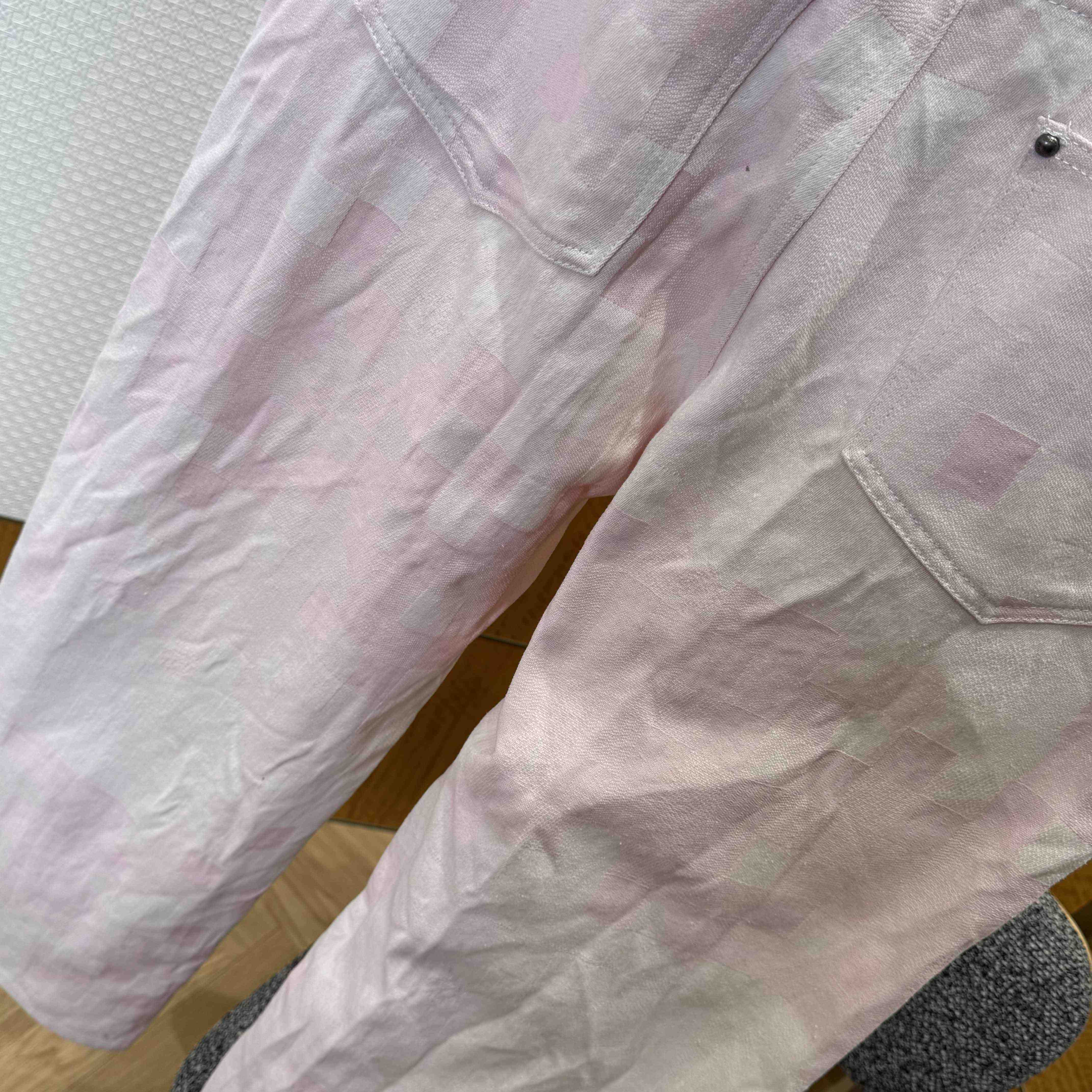 Louis Vuitton Damoflage Denim Skate Pants   1AILVF - FashionPlug