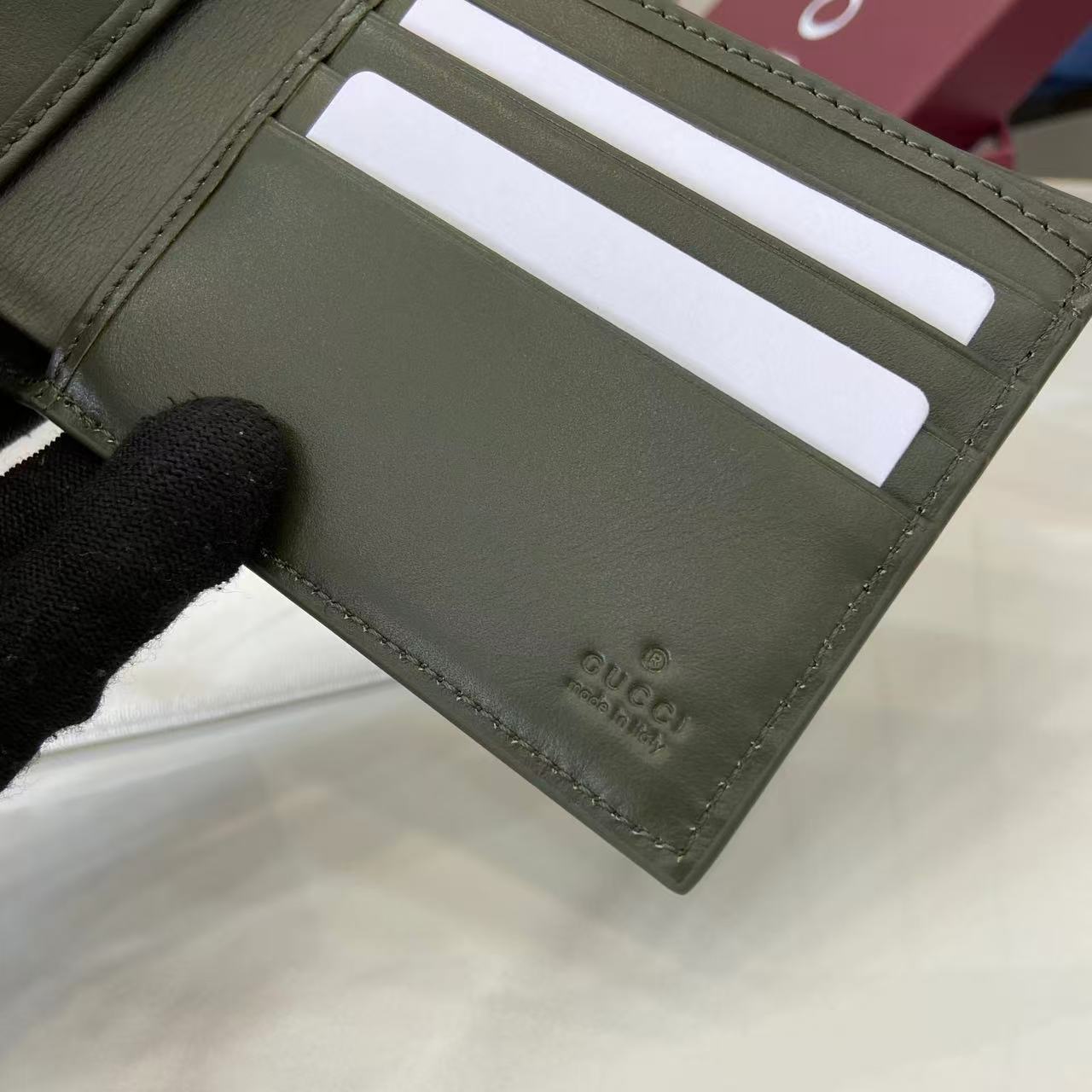 Gucci GG Monogram Bi-fold Wallet - FashionPlug