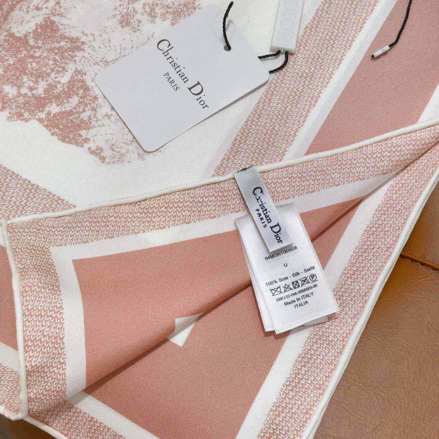 Dior Toile de Jouy Sauvage 90 Square Scarf  - FashionPlug