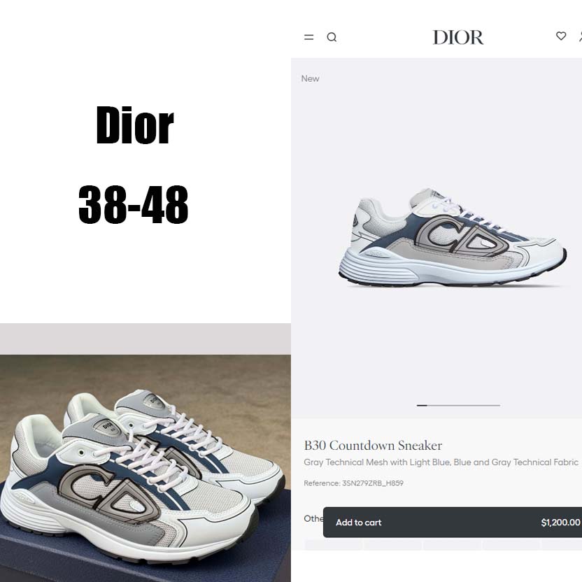 Dior B30 Countdown Sneaker      - FashionPlug
