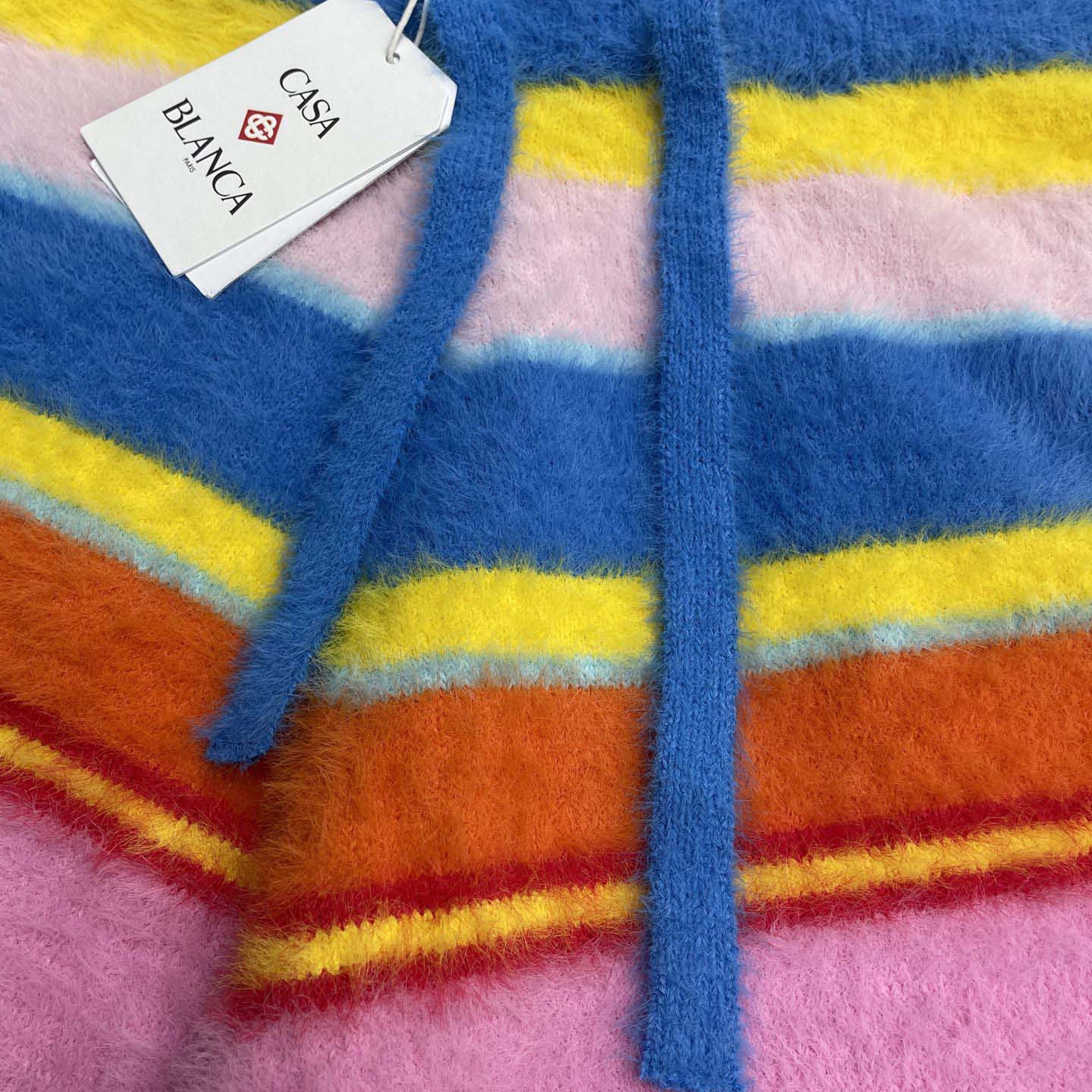 Casablanca Fluffy Oversize Shorts 'Multicolor/Blue'   Z6022 - FashionPlug