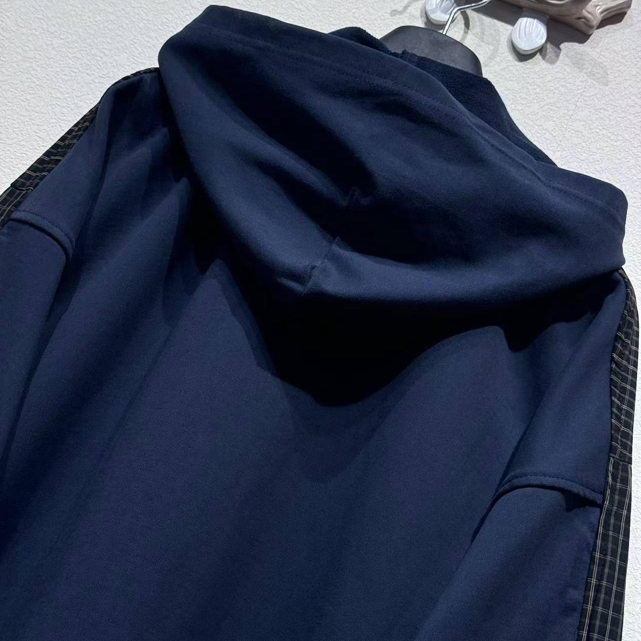 Balenciaga Cut Up Hooded Shirt - FashionPlug