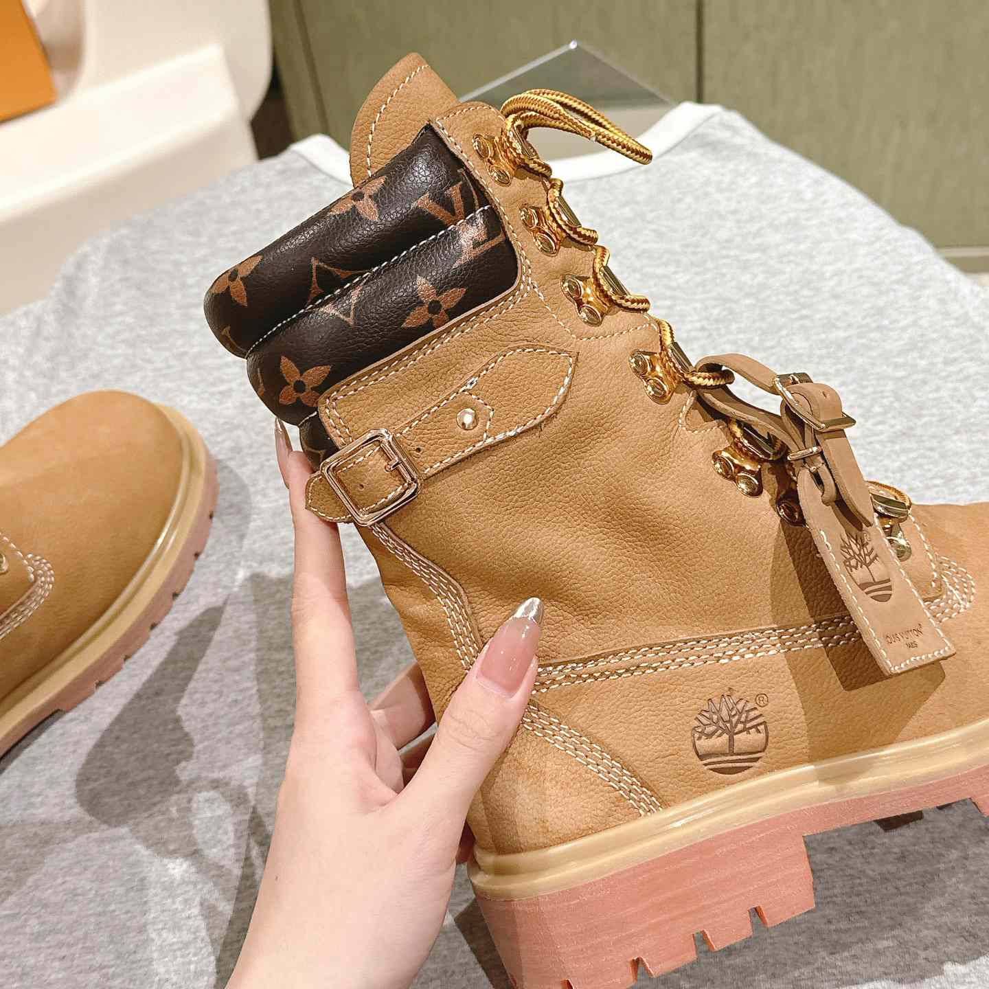 Louis Vuitton LV x Timberland Ranger Boots - FashionPlug