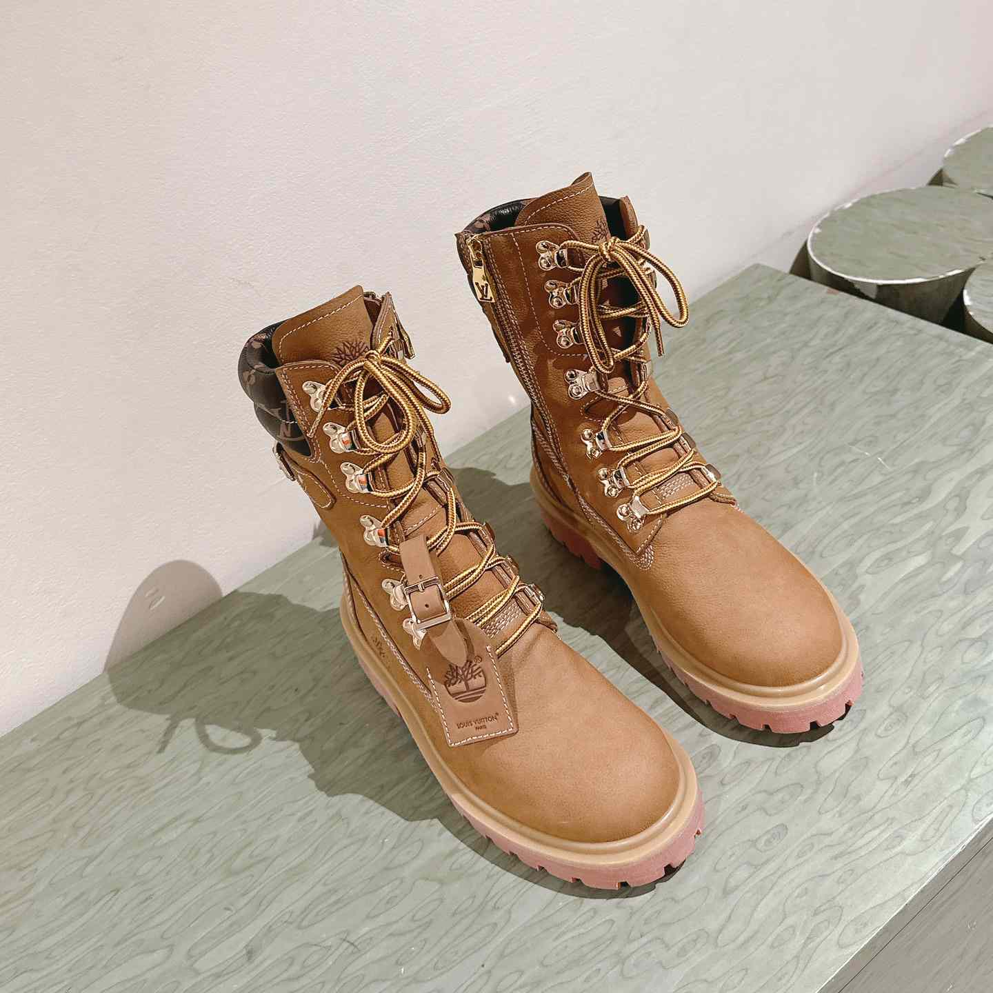 Louis Vuitton LV x Timberland Ranger Boots - FashionPlug