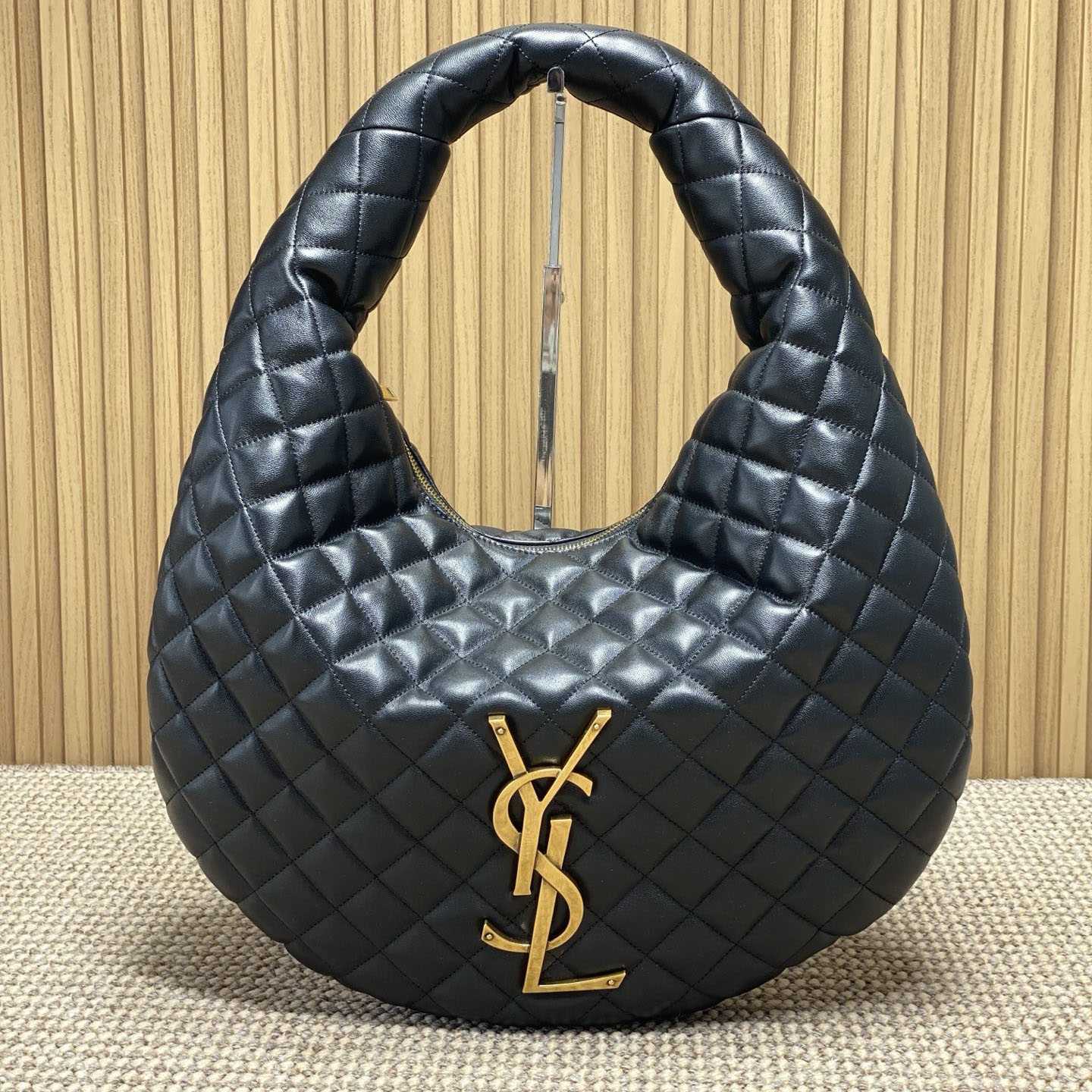 Saint Laurent Icare Hobo In Quilted Nappa - FashionPlug