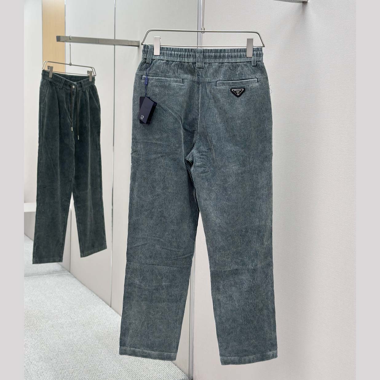 Prada Stretch Cotton Shirt And Pants - FashionPlug