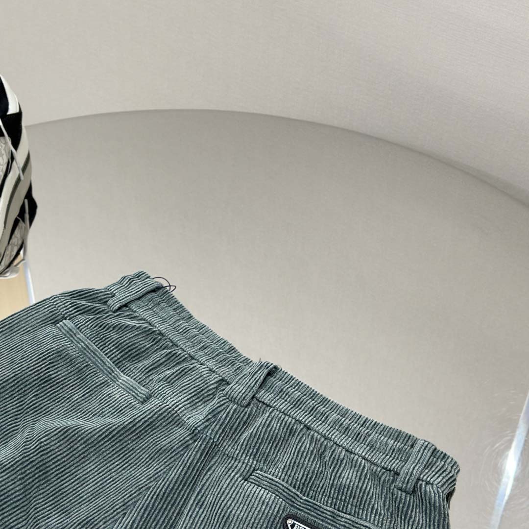 Prada Stretch Cotton Shirt And Pants - FashionPlug