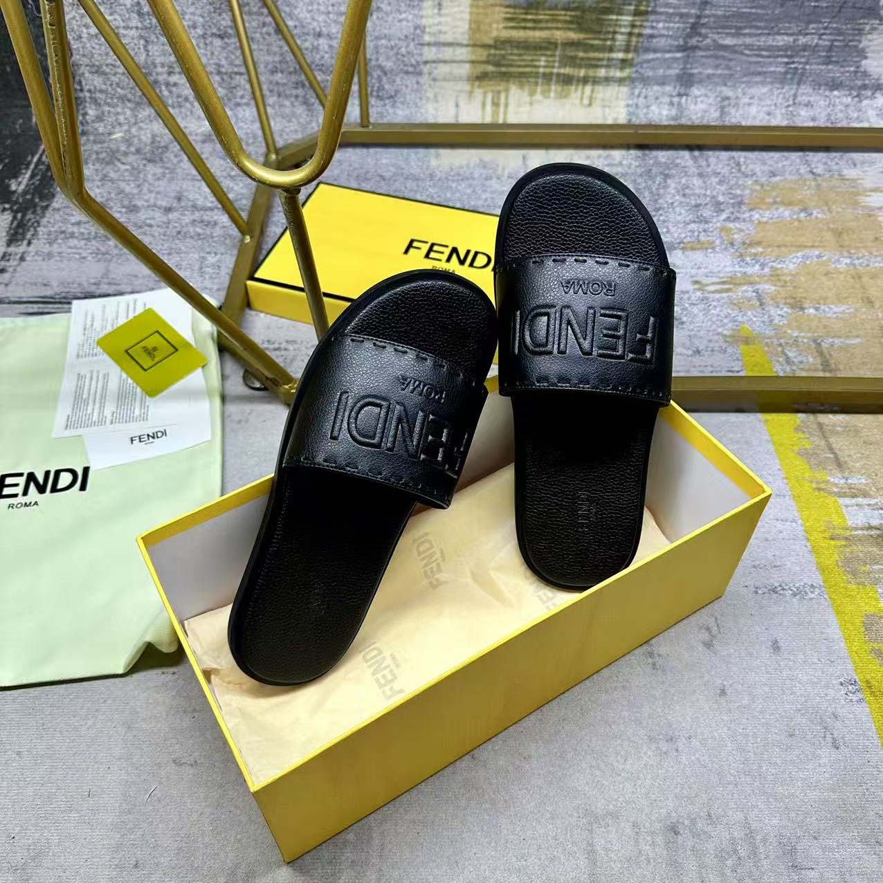 Fendi Slides - FashionPlug