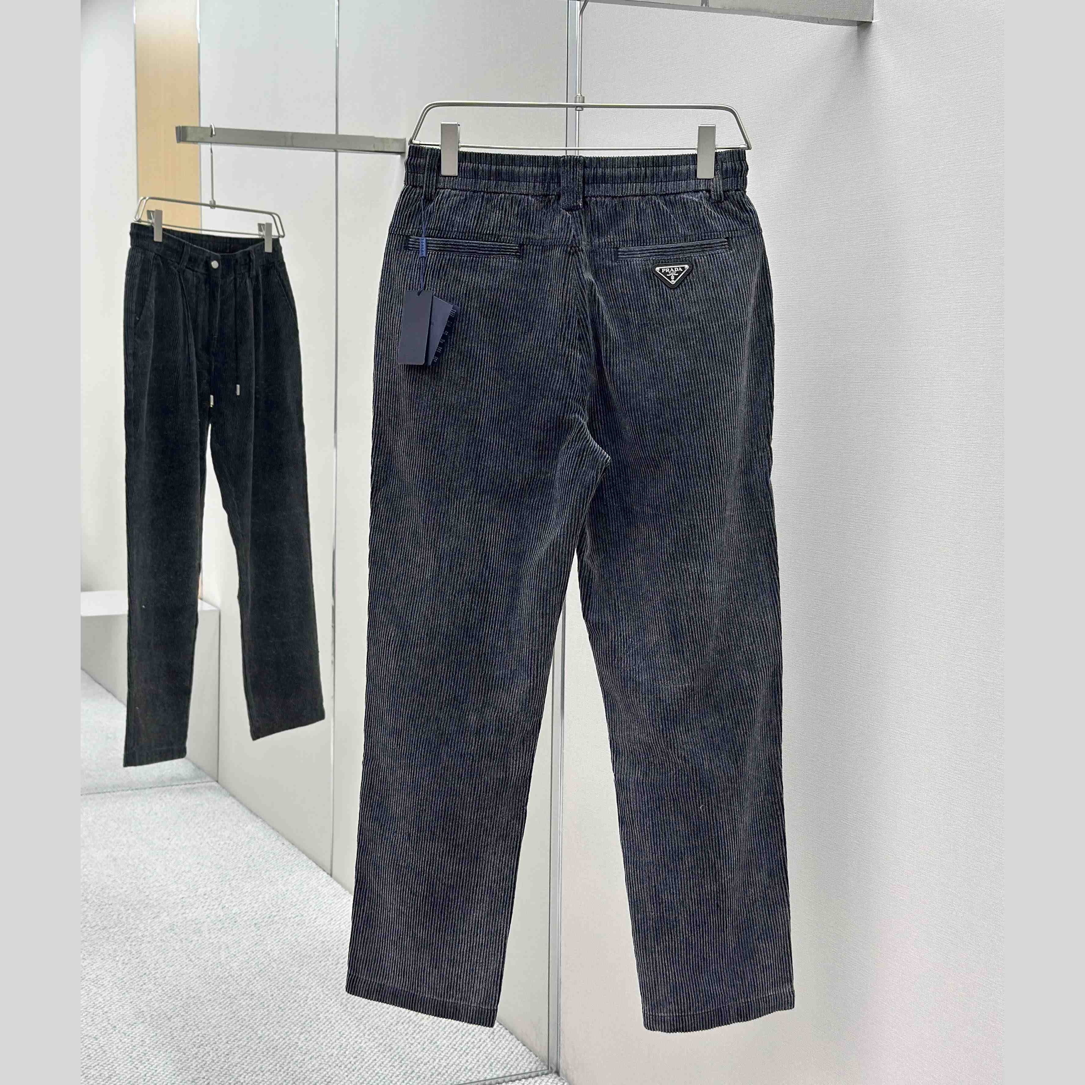 Prada Stretch Cotton Shirt And Pants - FashionPlug