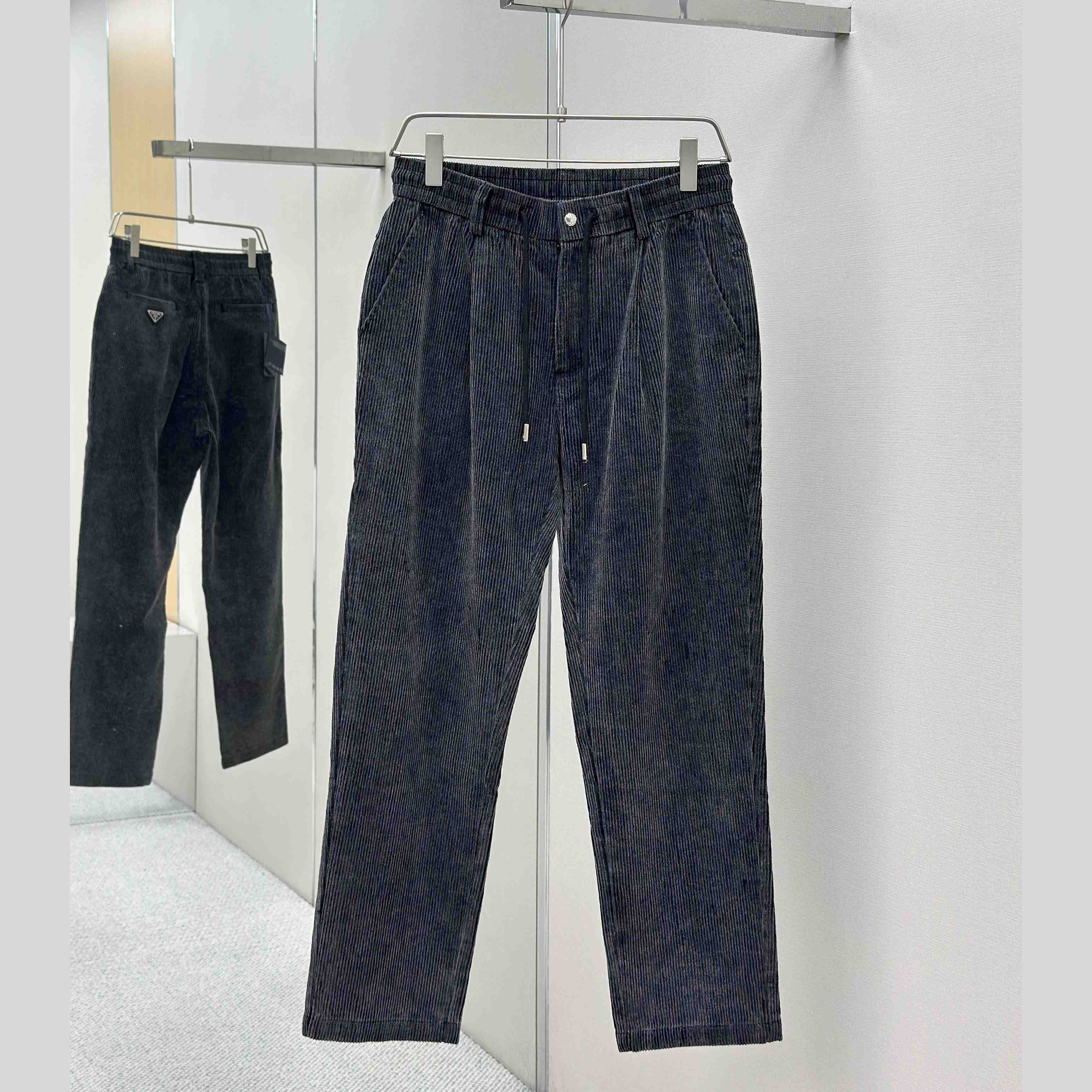 Prada Stretch Cotton Shirt And Pants - FashionPlug