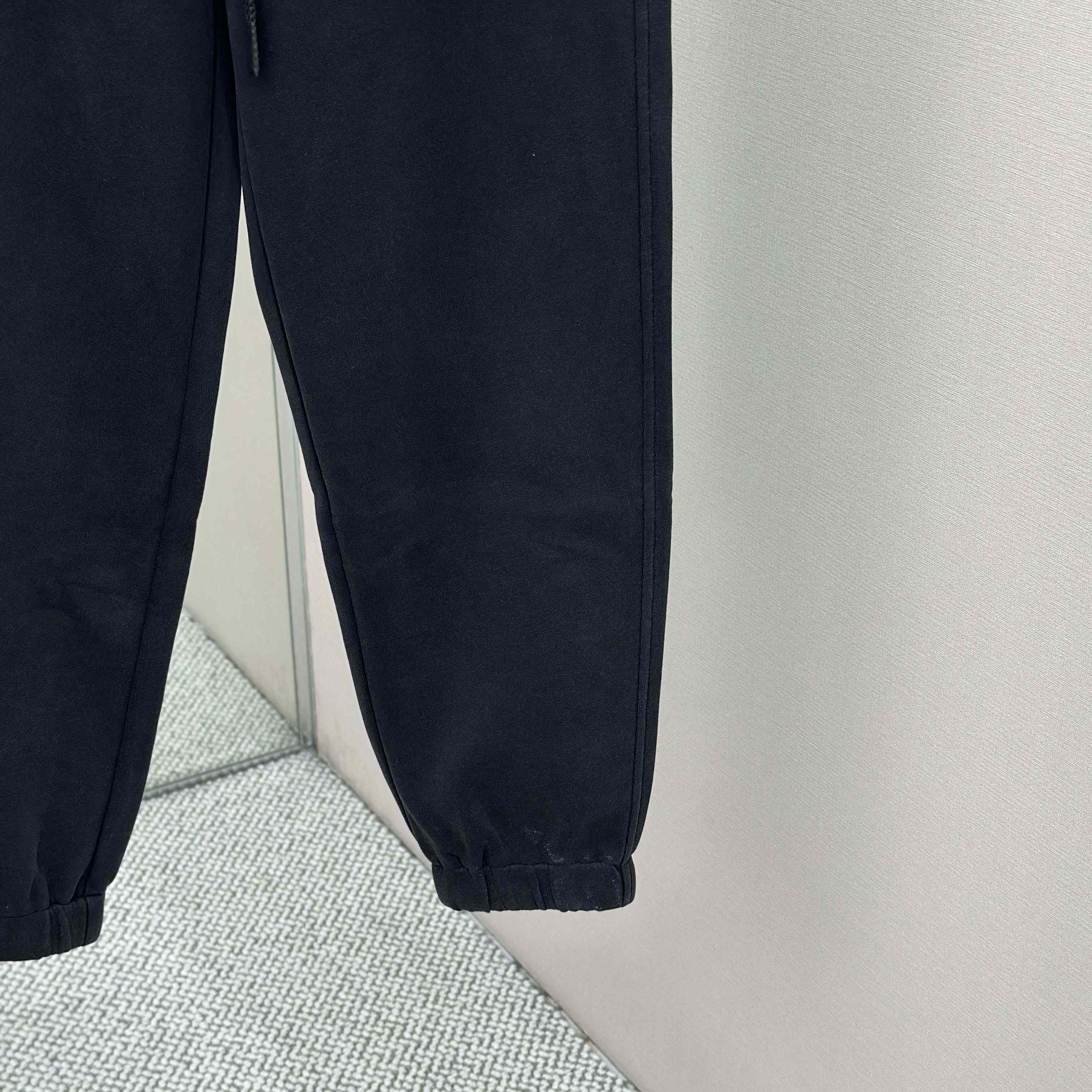 Balenciaga Black Cotton Pants - FashionPlug
