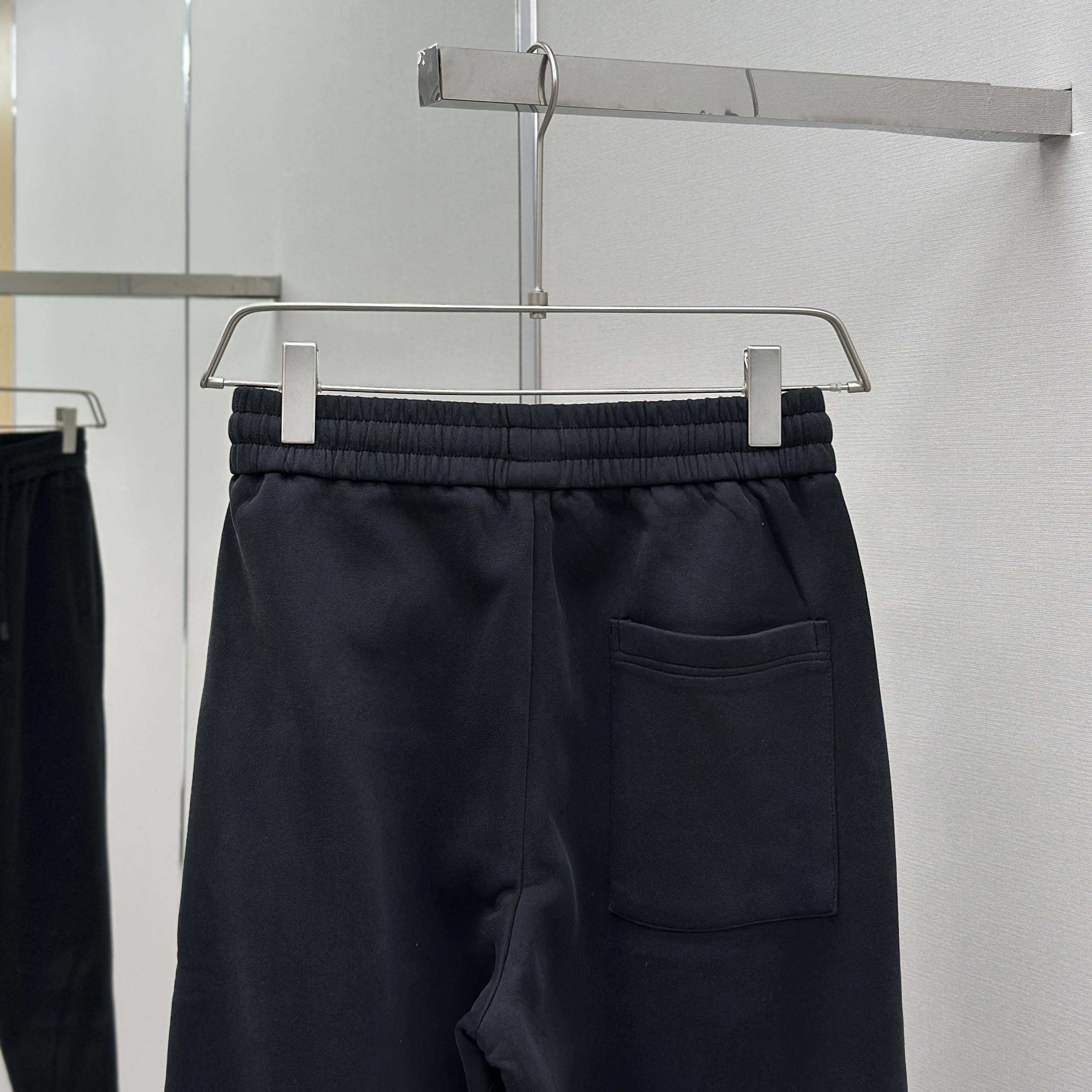 Balenciaga Black Cotton Pants - FashionPlug