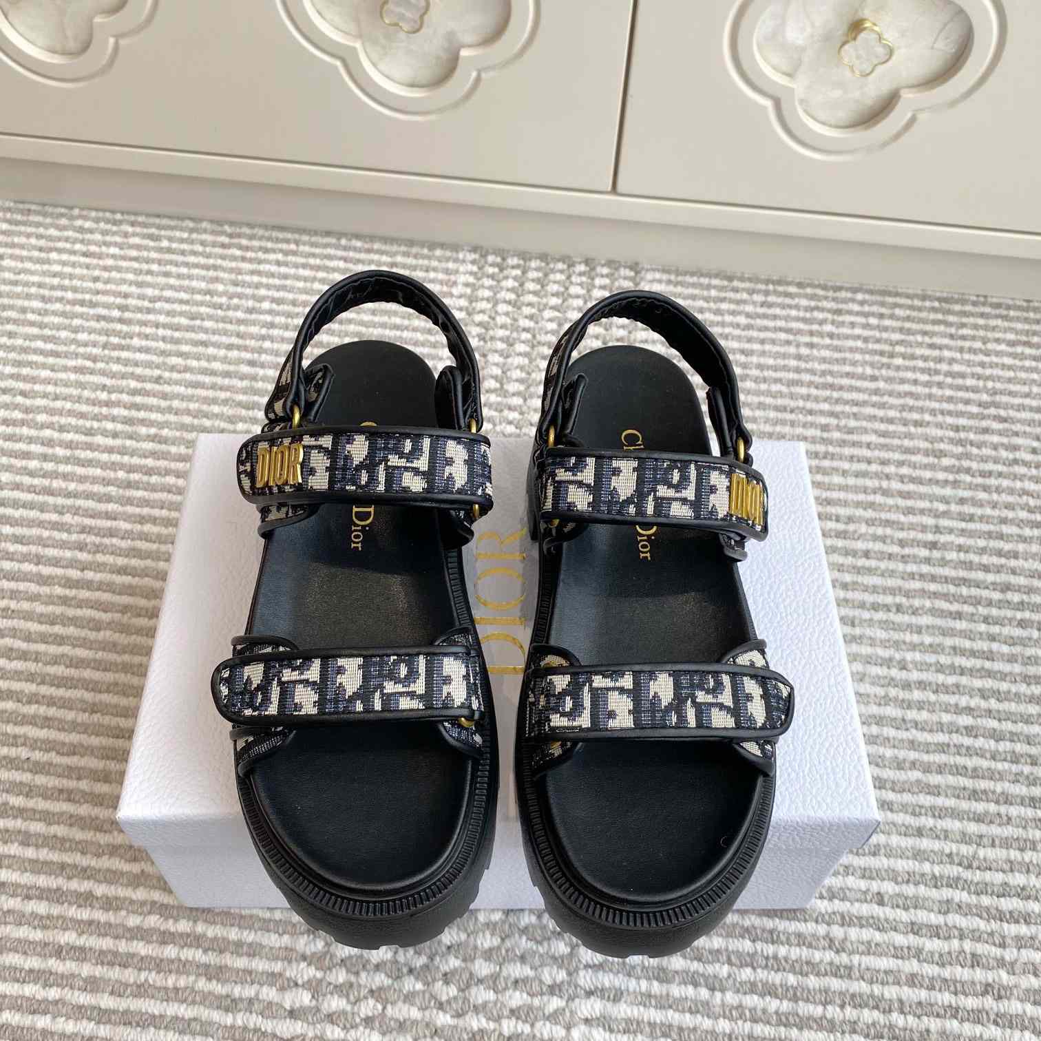 Dior Dioract Platform Sandal   - FashionPlug