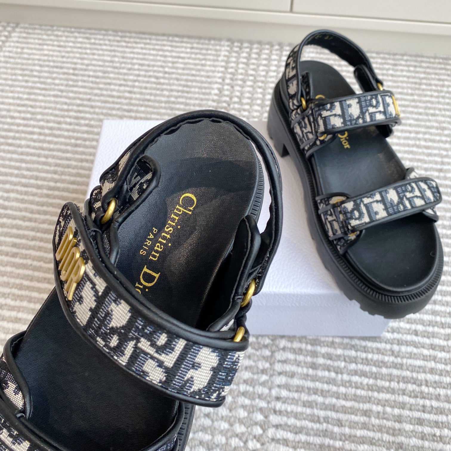 Dior Dioract Platform Sandal   - FashionPlug