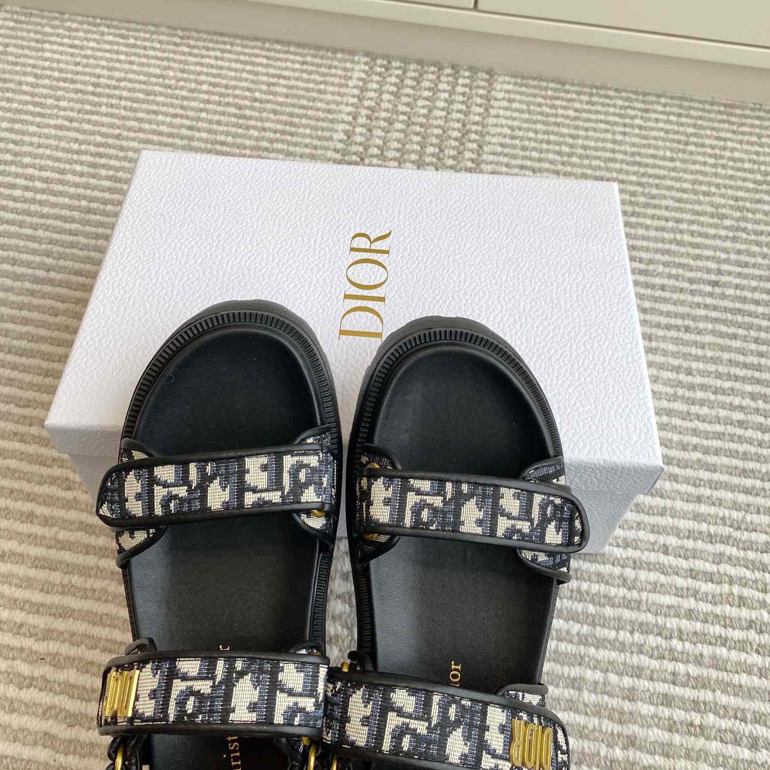 Dior Dioract Platform Sandal   - FashionPlug