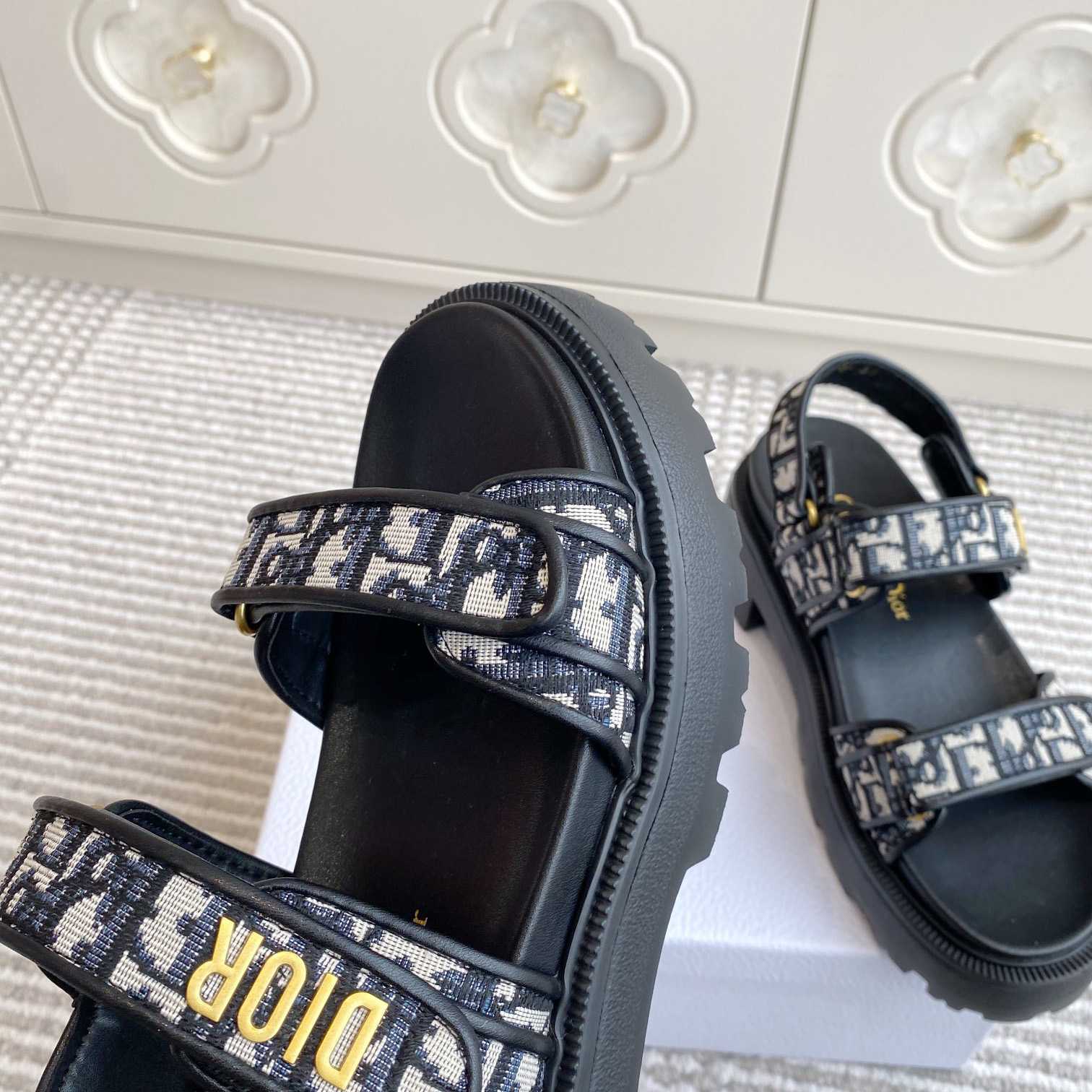 Dior Dioract Platform Sandal   - FashionPlug