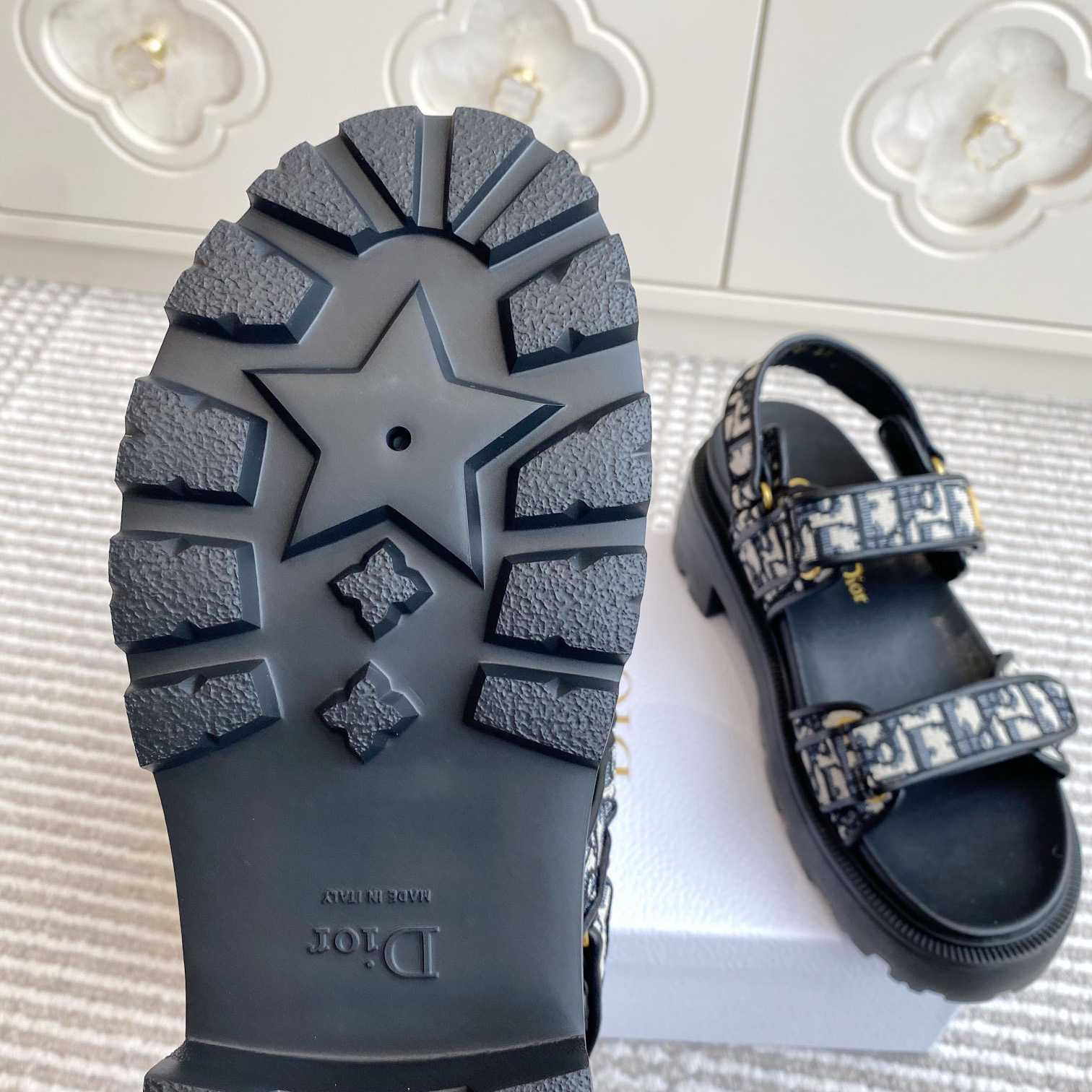 Dior Dioract Platform Sandal   - FashionPlug