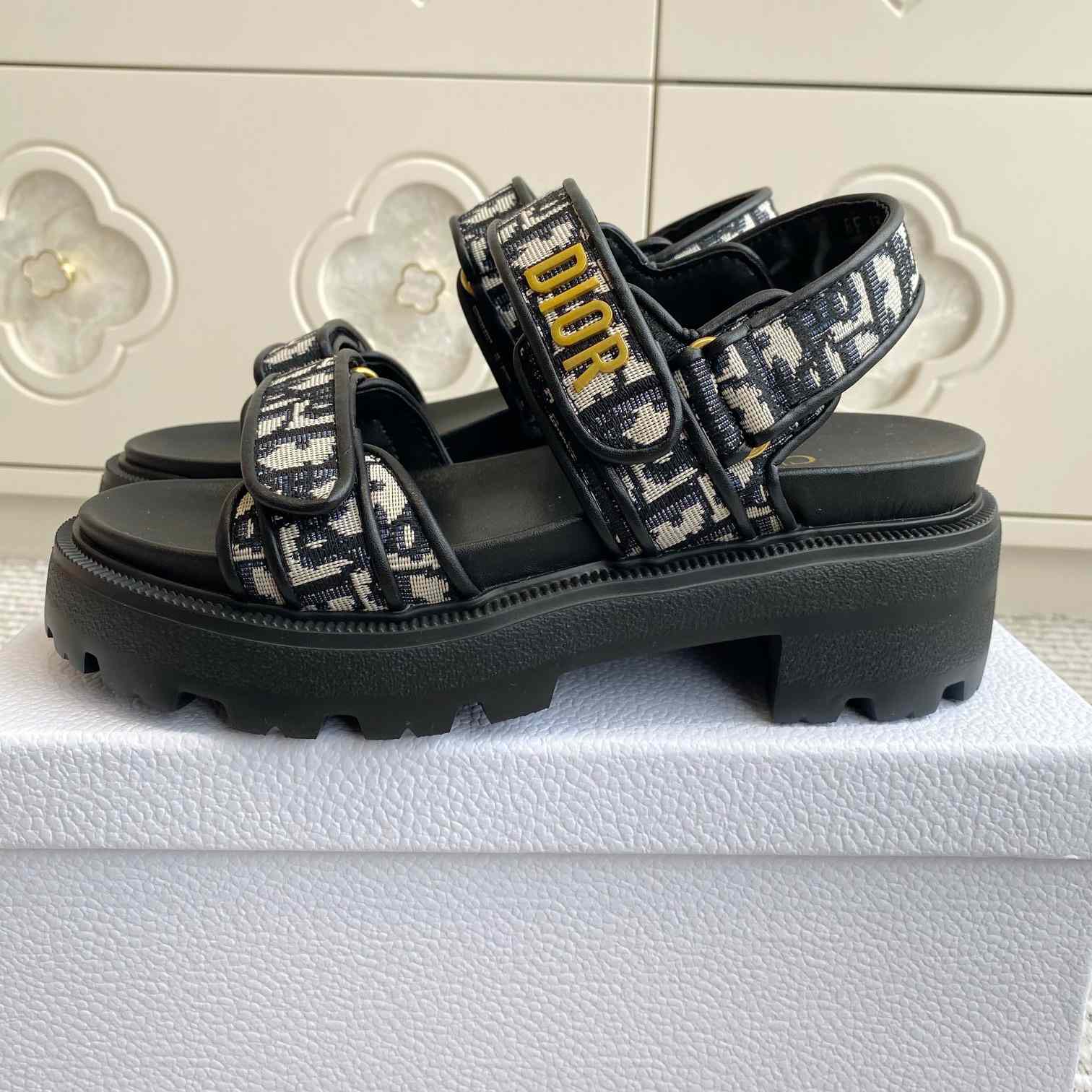 Dior Dioract Platform Sandal   - FashionPlug