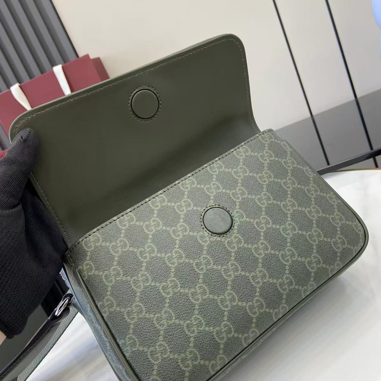 Gucci GG Monogram Small Crossbody Bag - FashionPlug