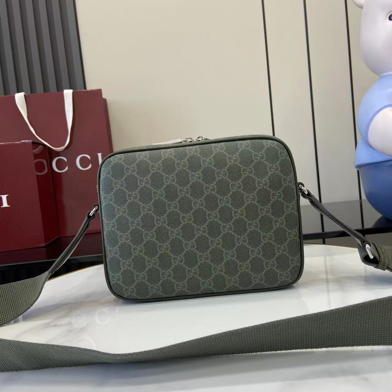Gucci GG Monogram Small Crossbody Bag - FashionPlug