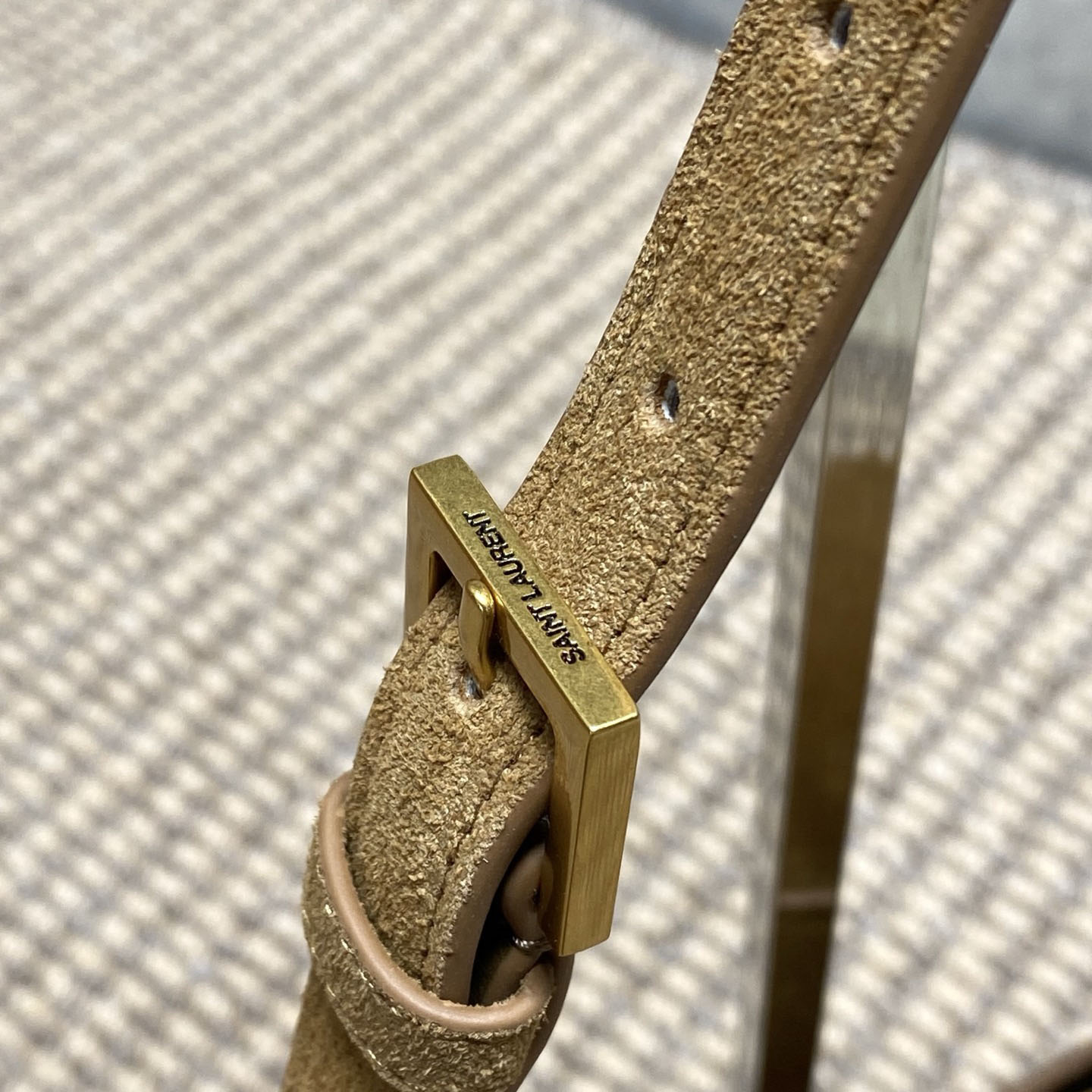 Saint Laurent Solferino Medium In Suede - FashionPlug