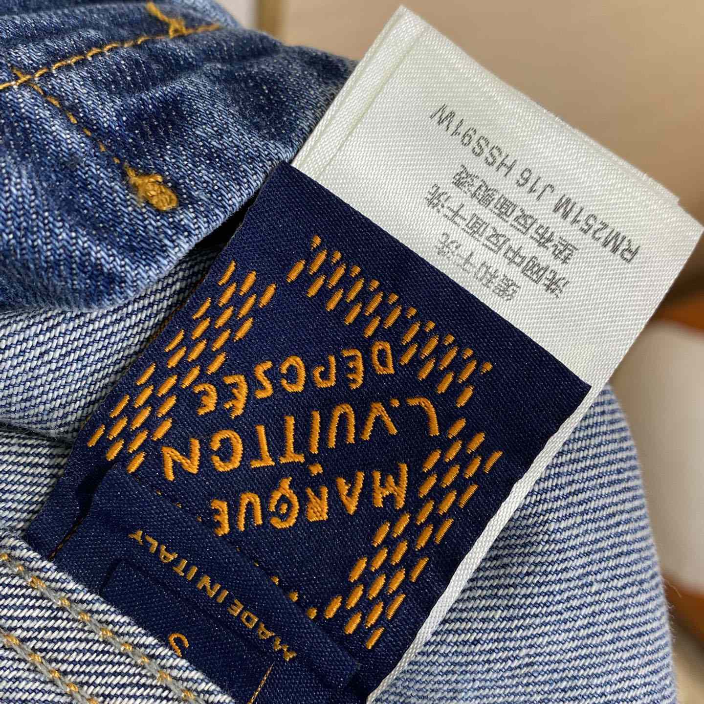 Louis Vuitton Signature Denim Short-Sleeved Shirt - FashionPlug