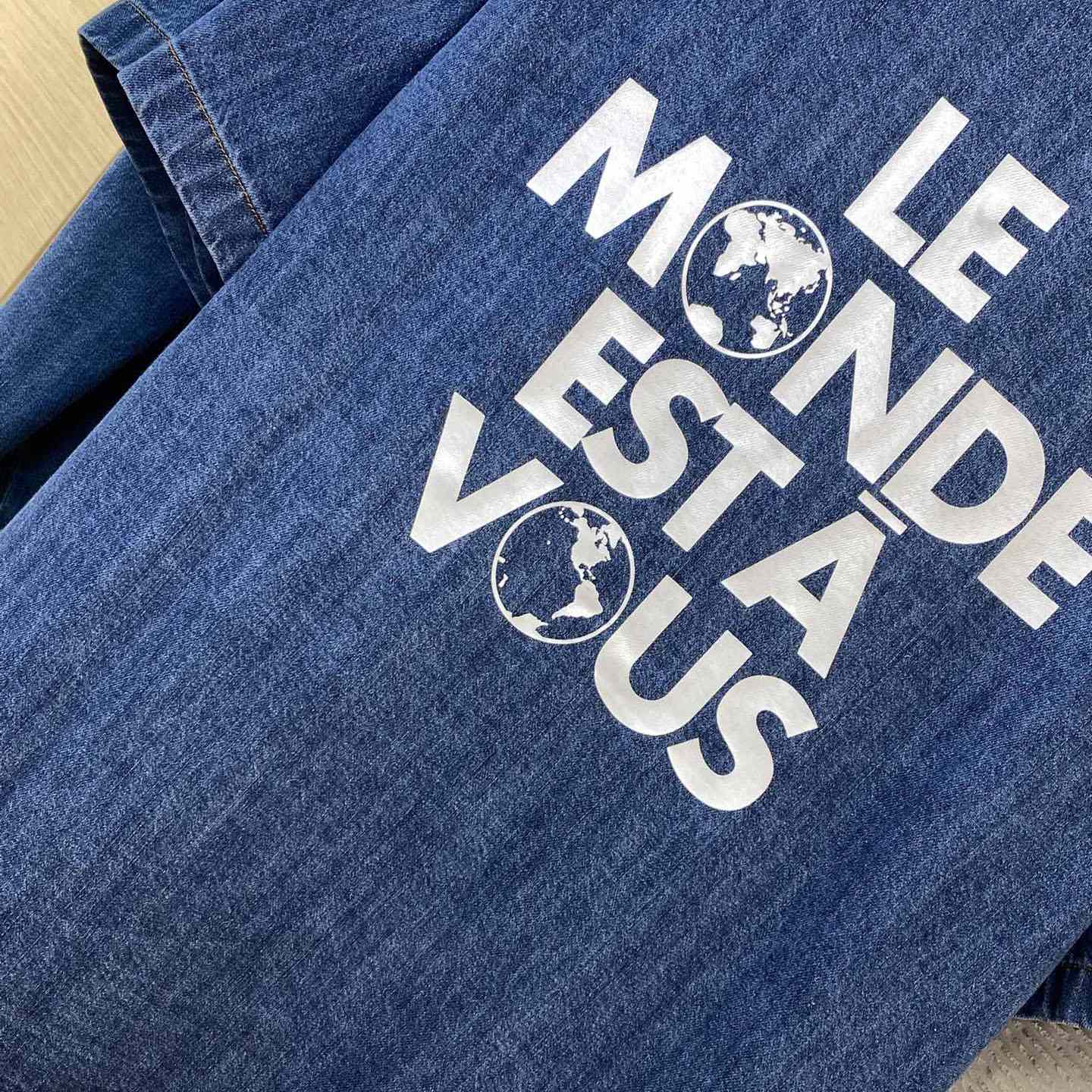 Louis Vuitton Signature Denim Short-Sleeved Shirt - FashionPlug