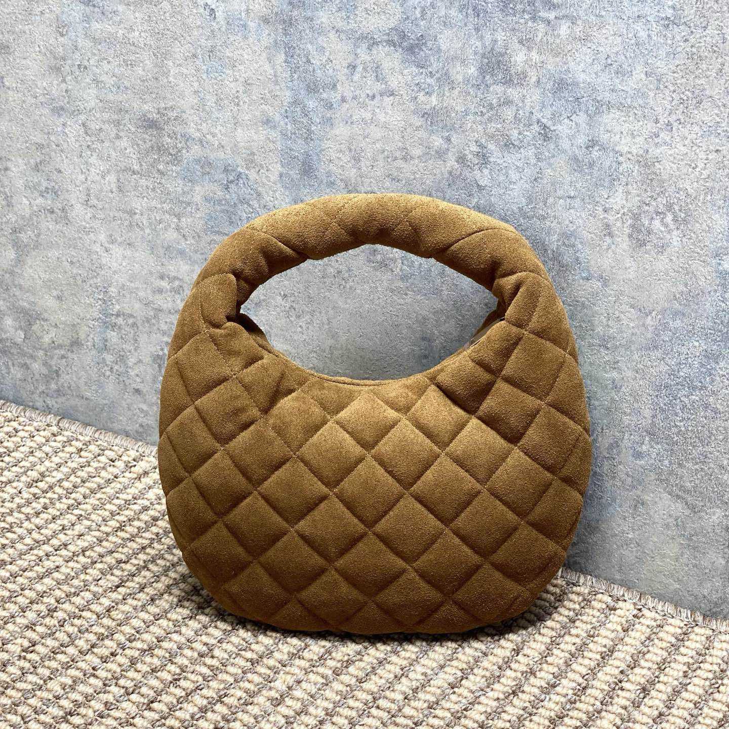 Saint Laurent Icarino In Quilted Suede - FashionPlug
