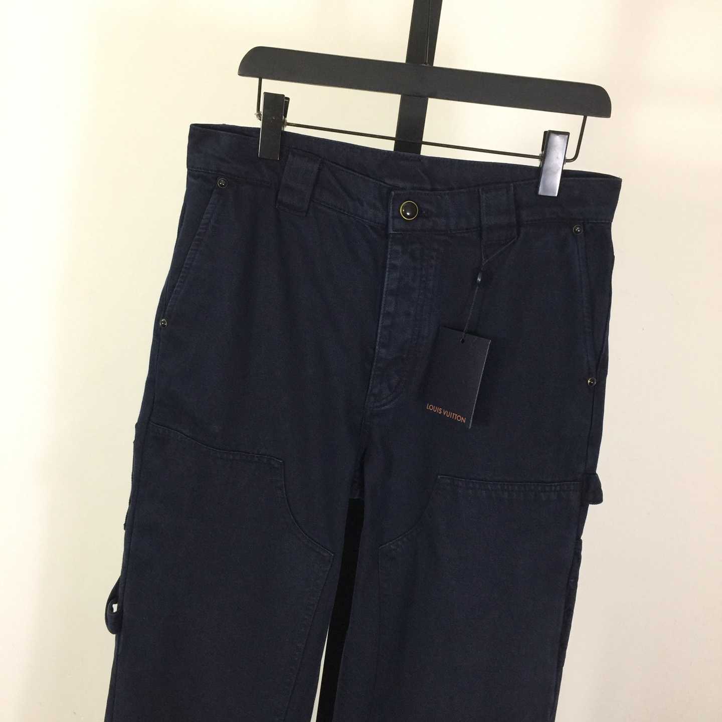 Louis Vuitton Garment-Dyed Denim Carpenter Pants   1AHVCS - FashionPlug