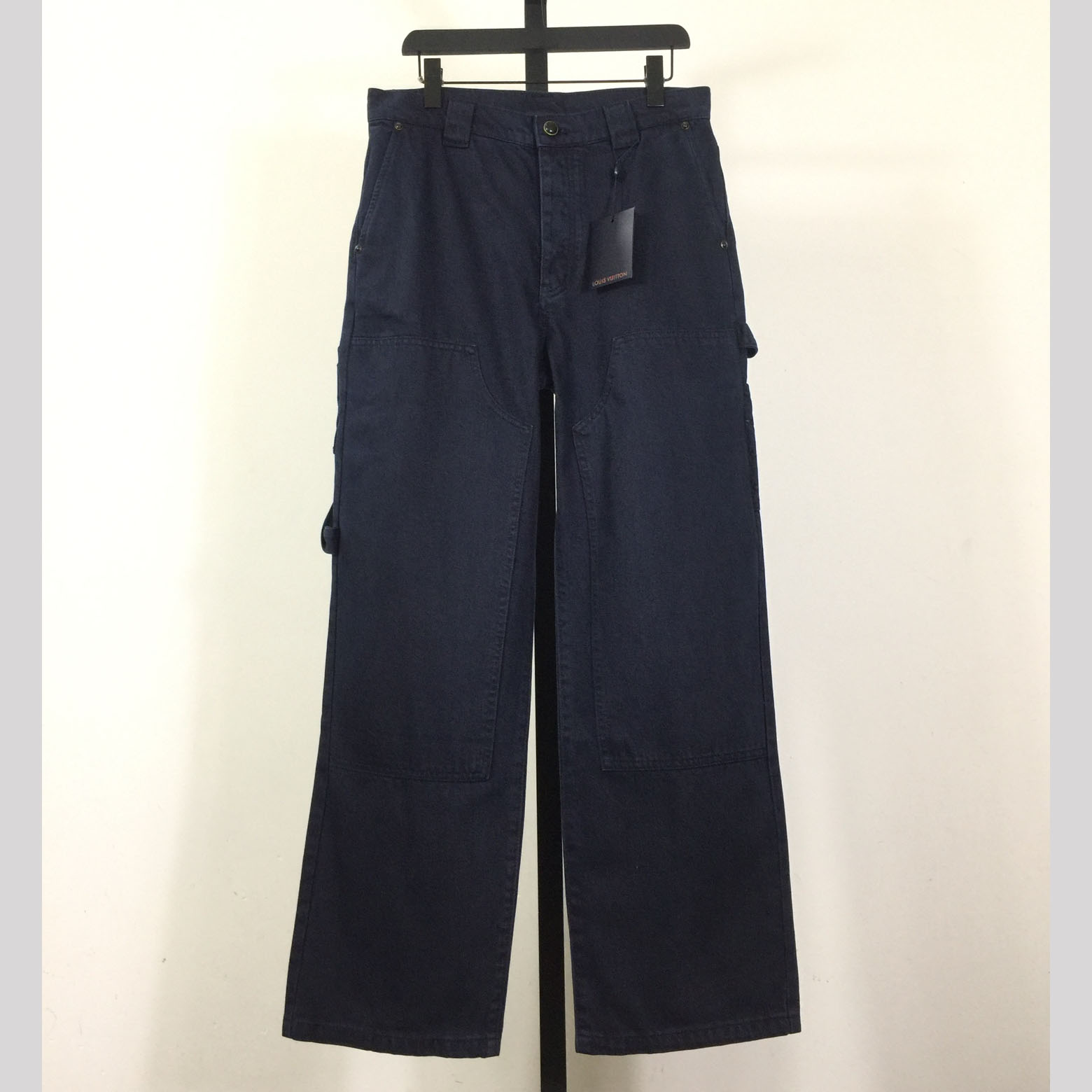 Louis Vuitton Garment-Dyed Denim Carpenter Pants   1AHVCS - FashionPlug