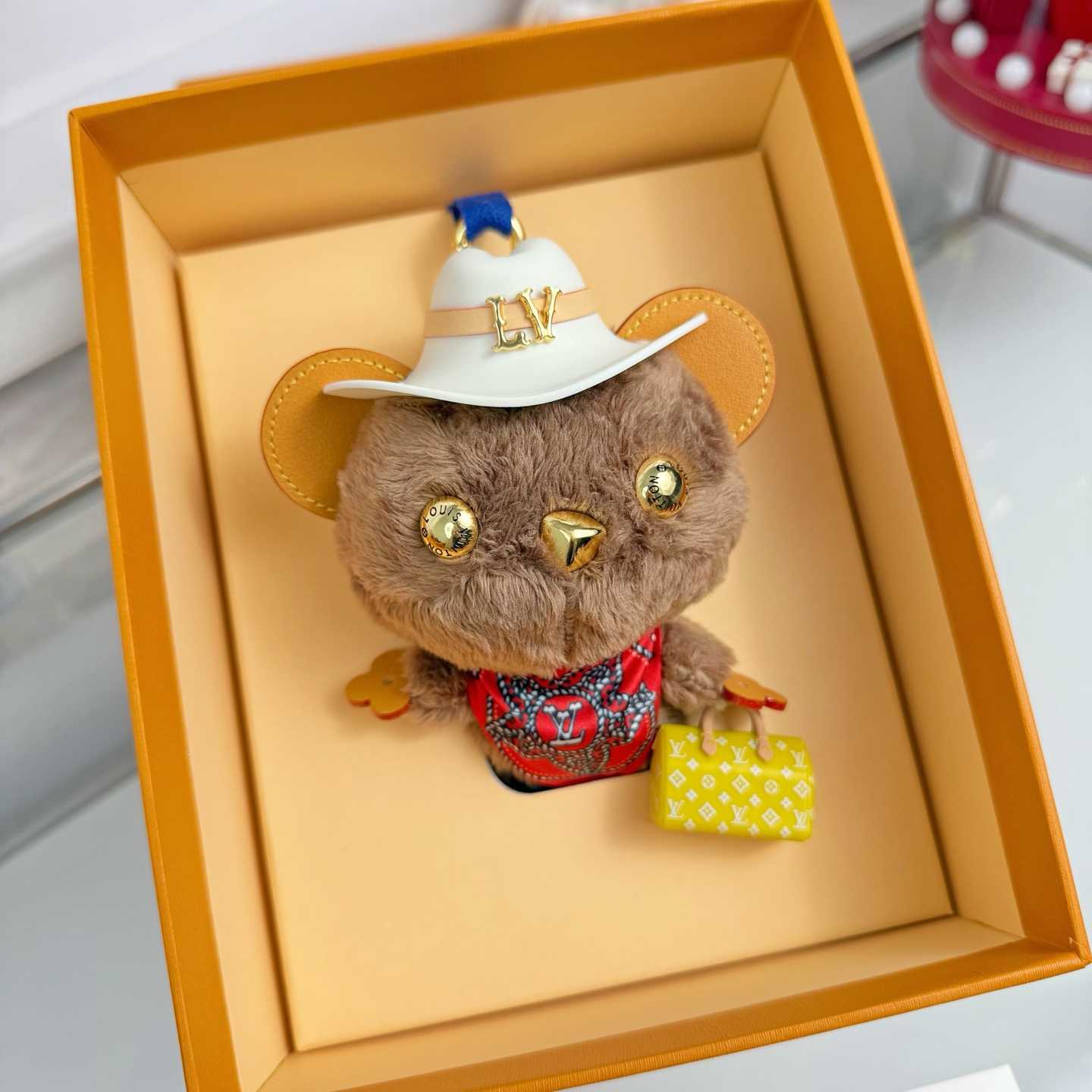 Louis Vuitton LV Louis Bear Bag Charm   M03176 - FashionPlug