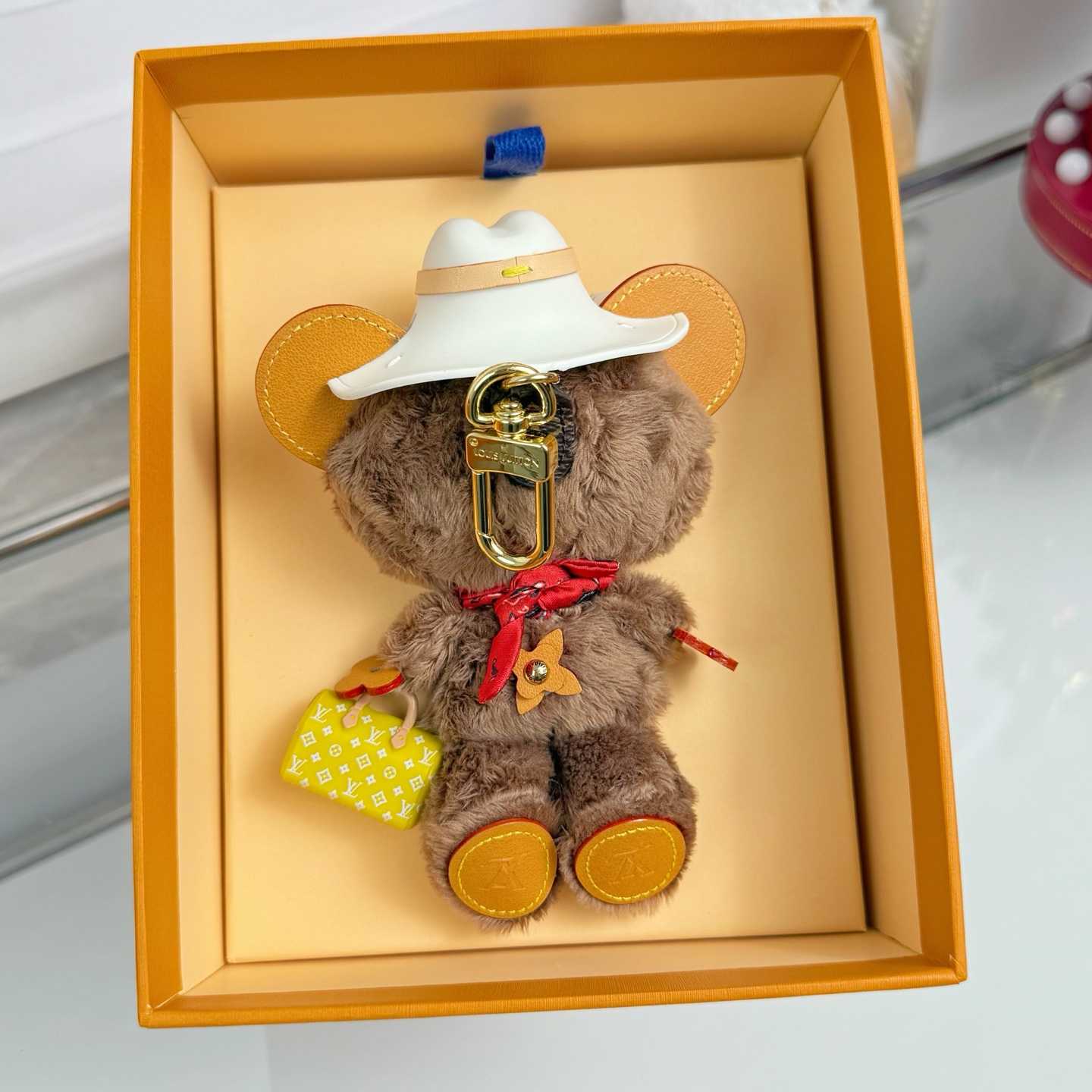 Louis Vuitton LV Louis Bear Bag Charm   M03176 - FashionPlug