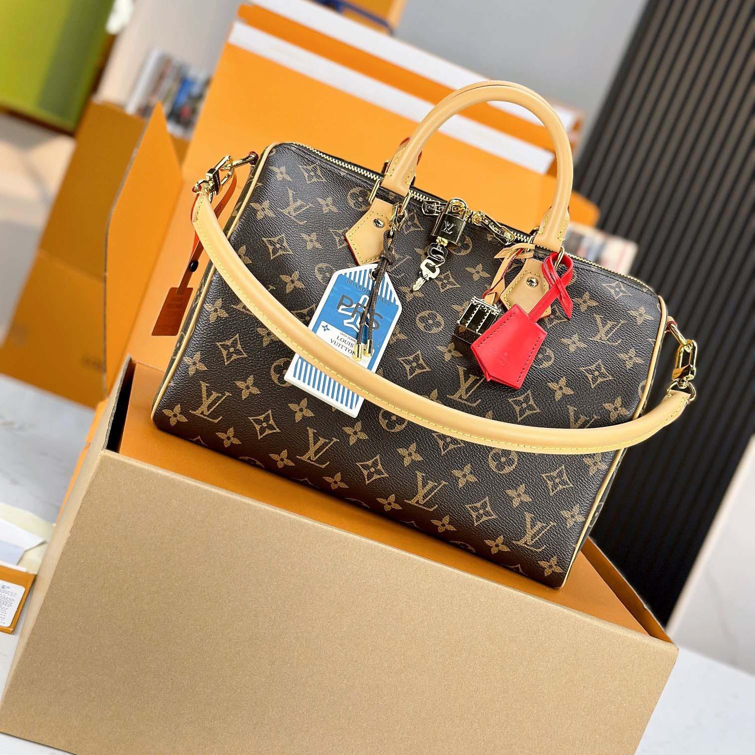 Louis Vuitton Speedy Soft 30 Crafty   M11945 - FashionPlug