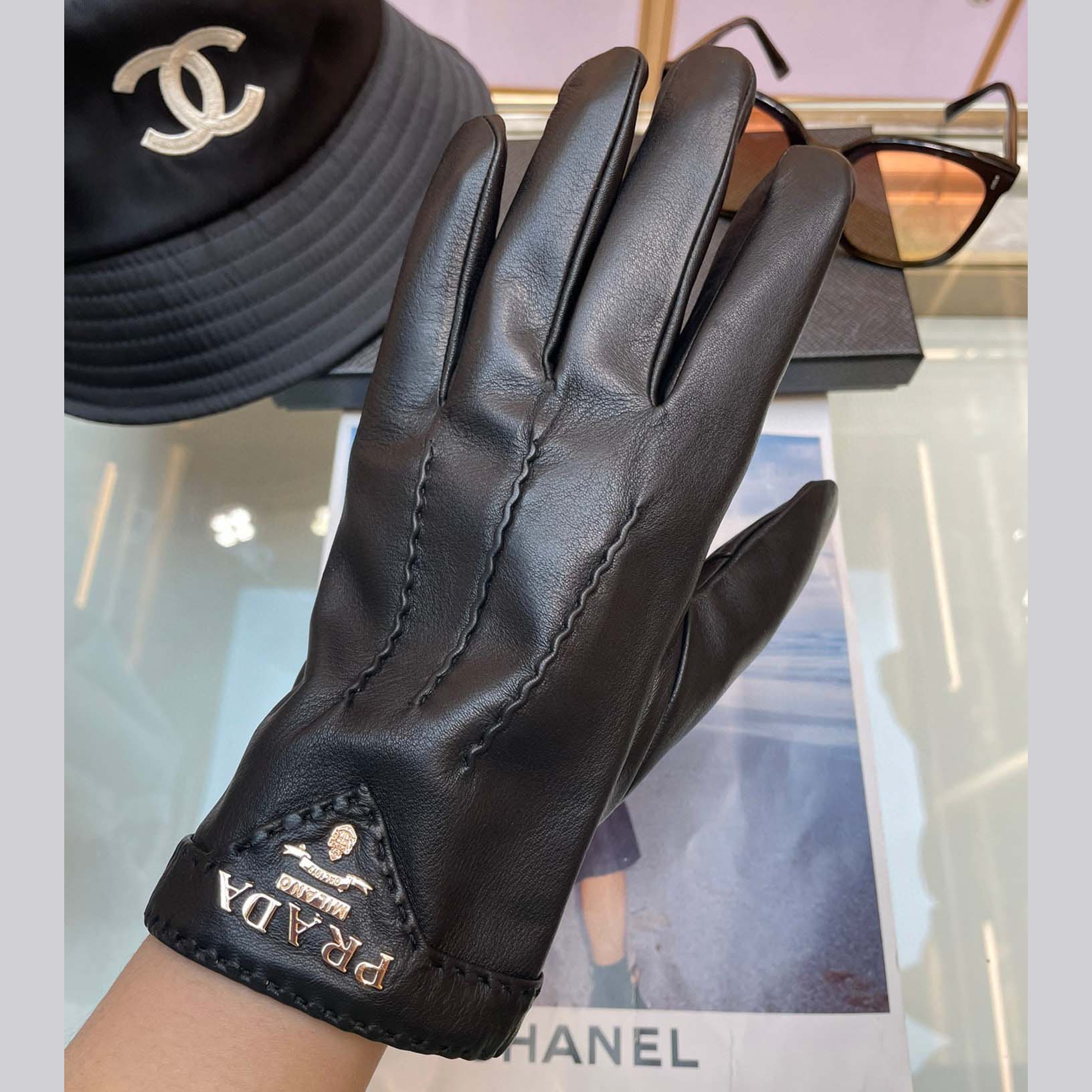 Prada Men's Gloves  - FashionPlug