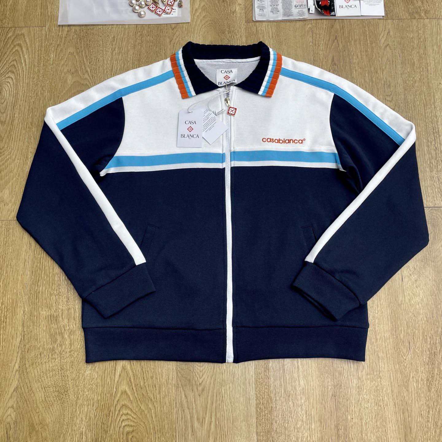 Casablanca Panelled Zip-up Jacket    c1068 - FashionPlug