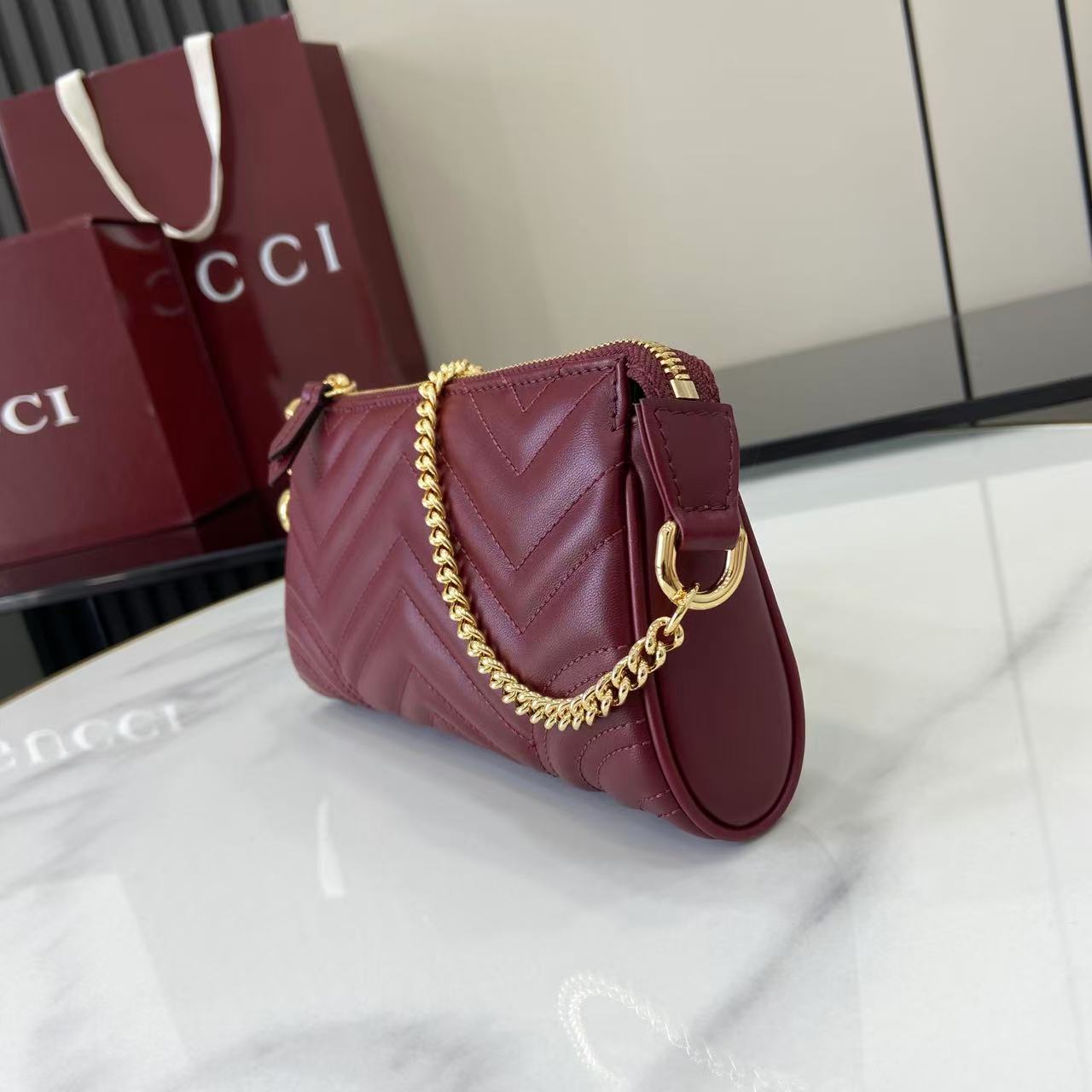 Gucci GG Marmont Small Shoulder Bag - FashionPlug