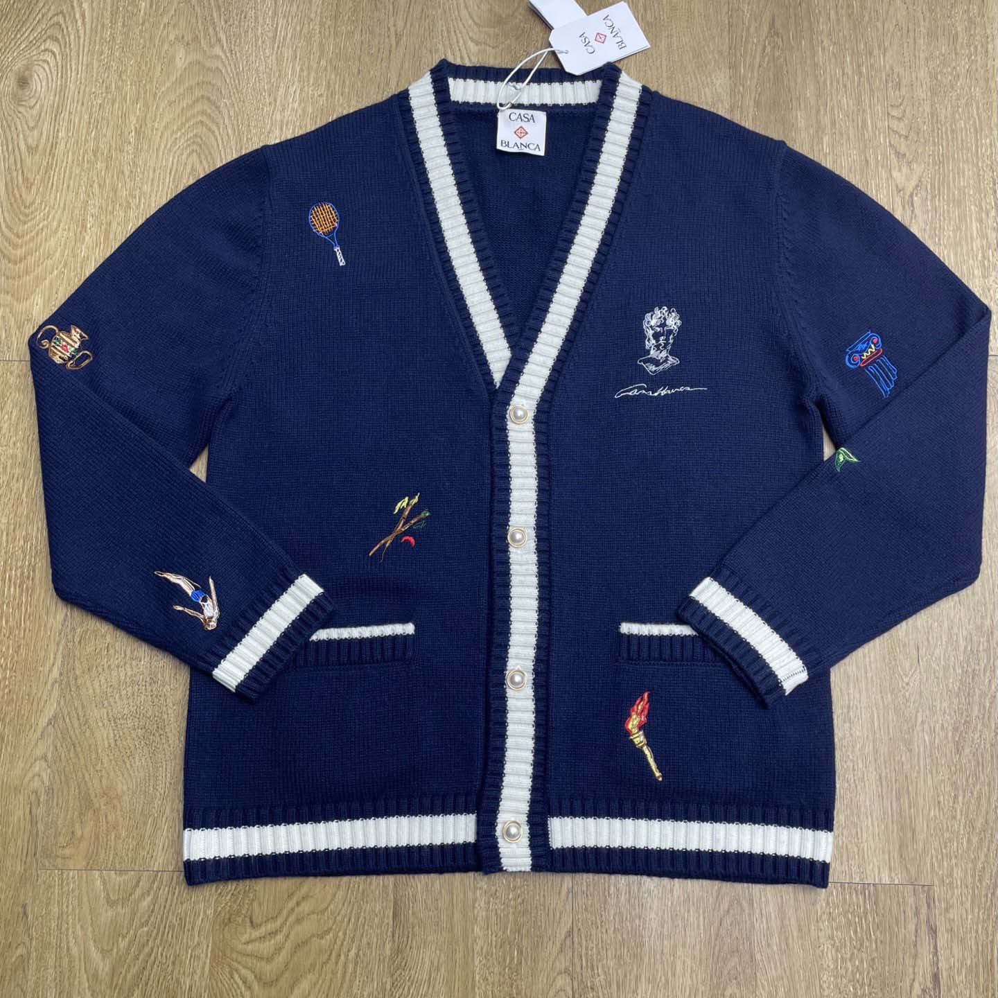 Casablanca Cashmere Cardigan   D0109 - FashionPlug