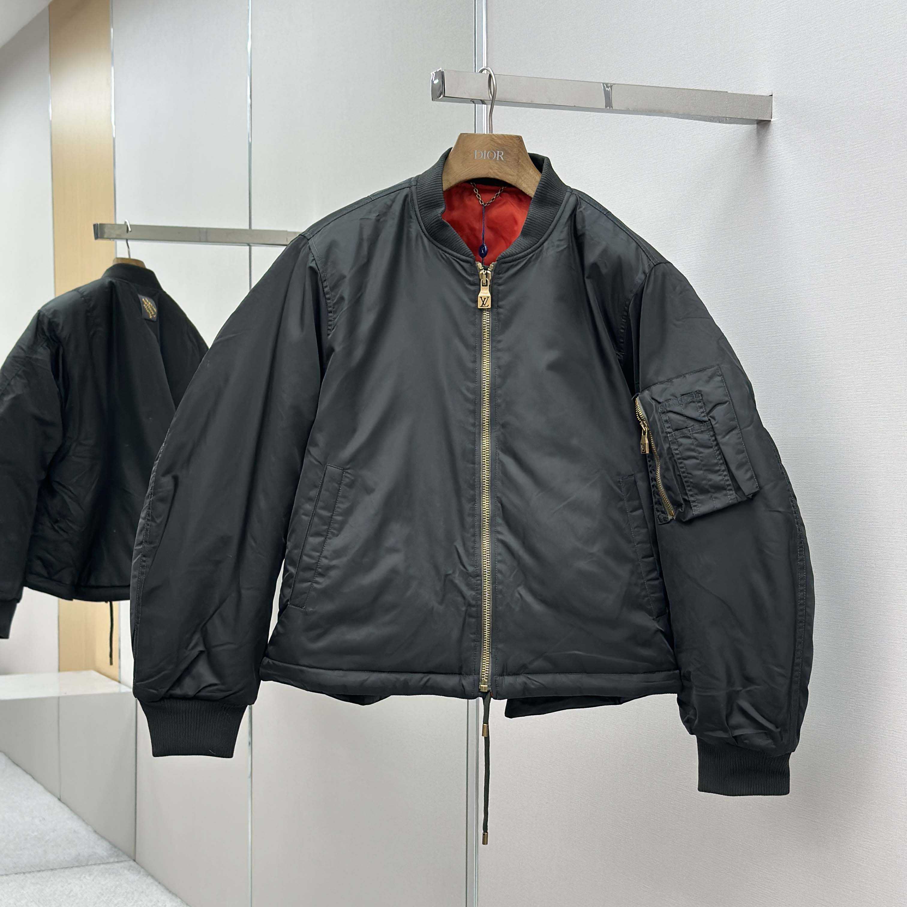 Louis Vuitton Cropped Bomber   1AIMS2 - FashionPlug