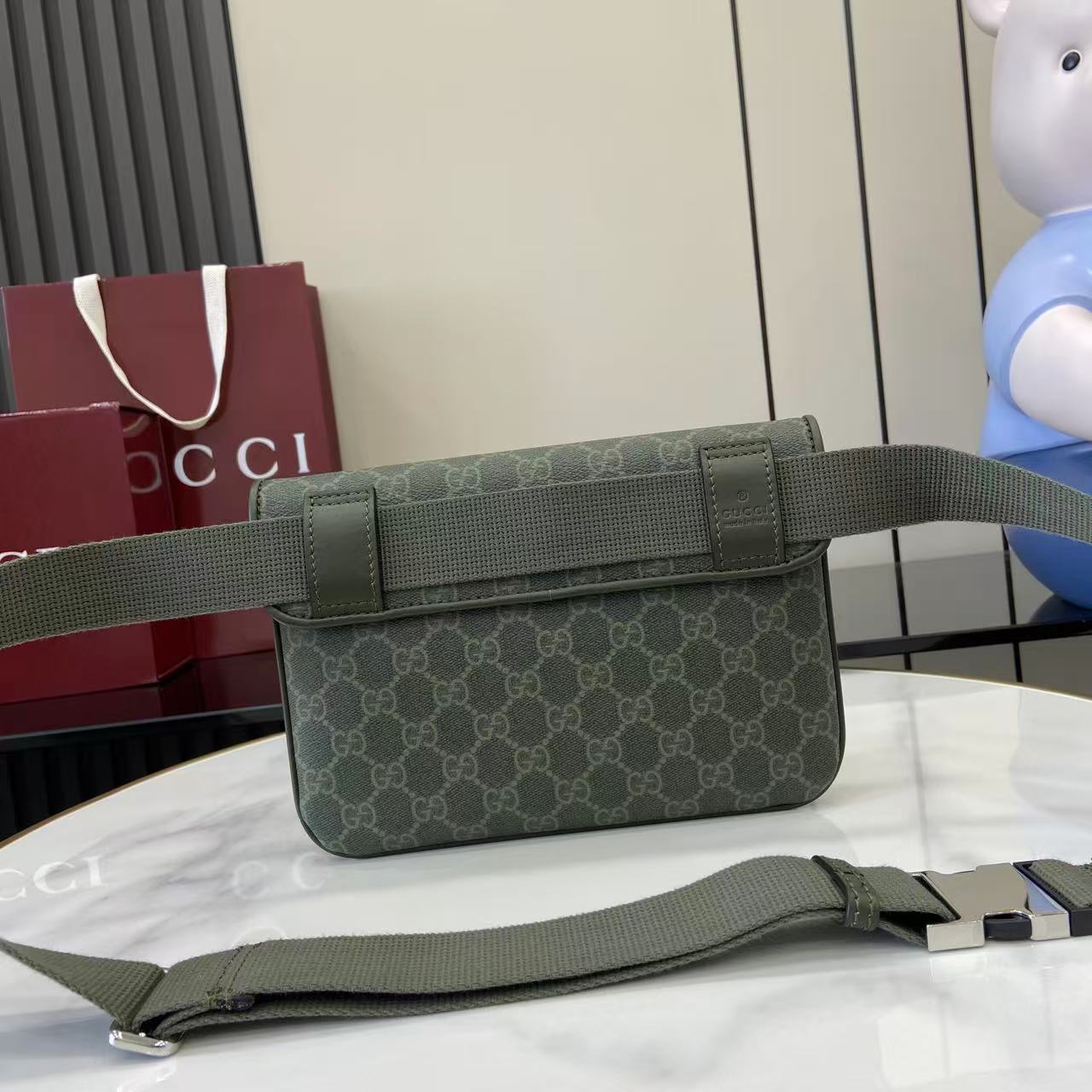 Gucci GG Monogram Small Belt Bag - FashionPlug