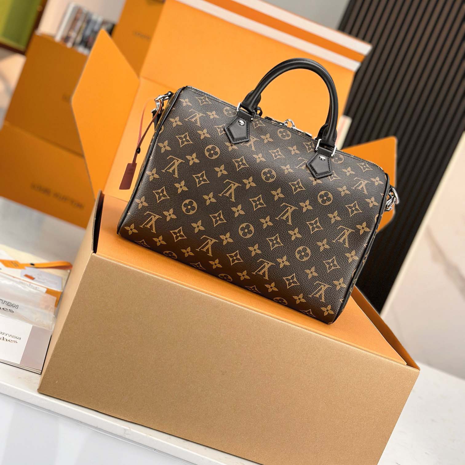 Louis Vuitton Speedy Soft 30 Dark   M12243 - FashionPlug