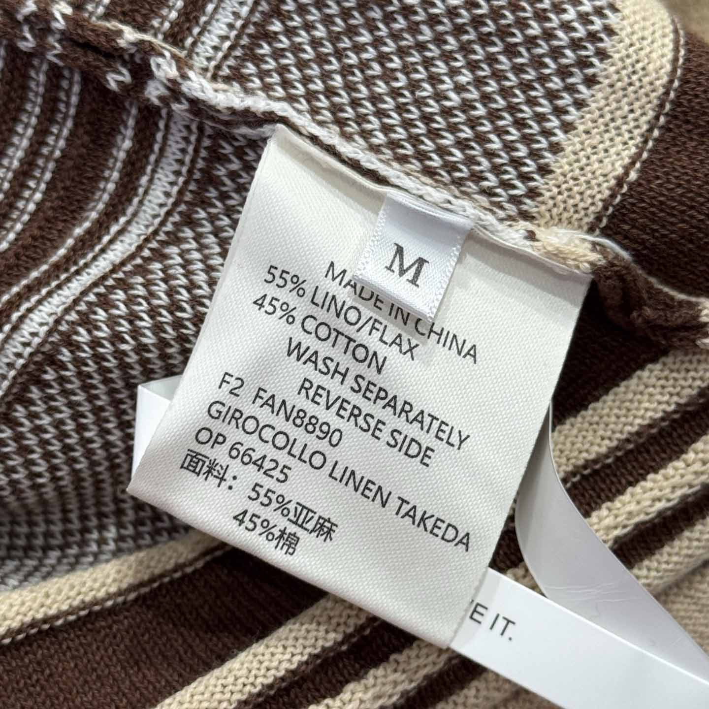 Bottega Veneta Men's Striped Linen-Blend Polo Shirt - FashionPlug