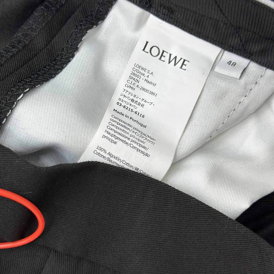Loewe Low Crotch Trousers In Cotton - FashionPlug