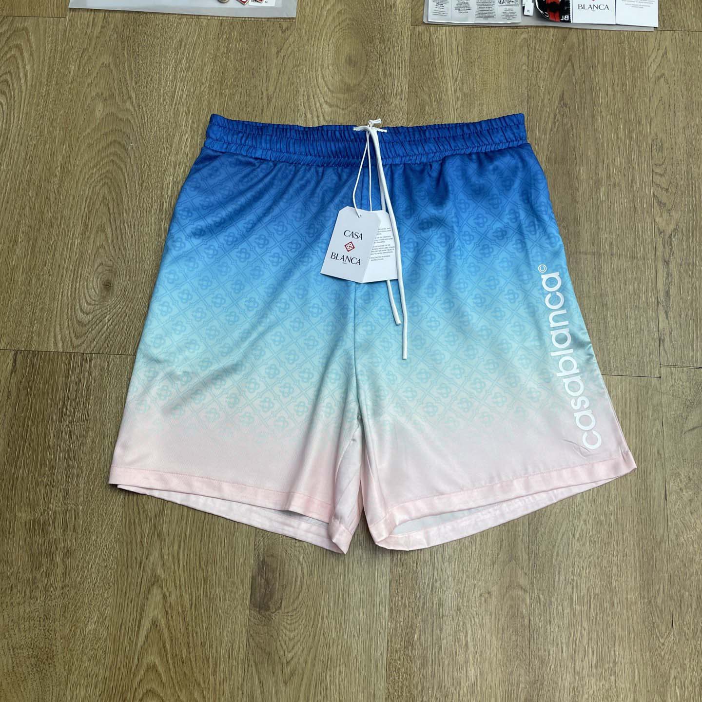 Casablanca Jacquard Gradient Swim Shorts   C1066 - FashionPlug